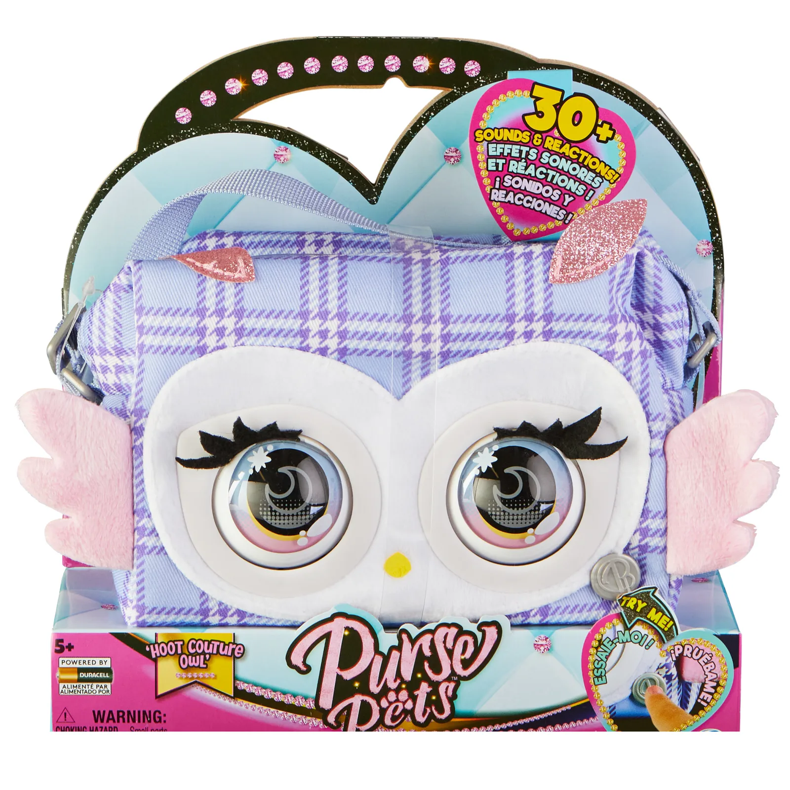Spin Master BAG Purse Pets PrintPerfect Owl OC GML 6064118 Etkileşimli Oyuncak