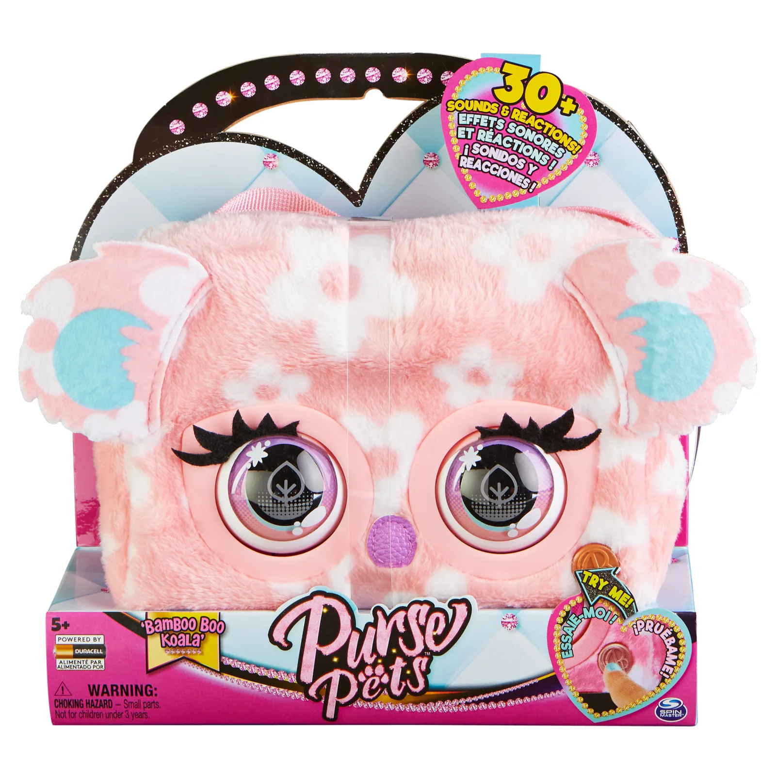 Spin Master Purse Pets BAG PrsPts PrintPerfectKoala OC GML 6064119 Etkileşimli Oyuncak