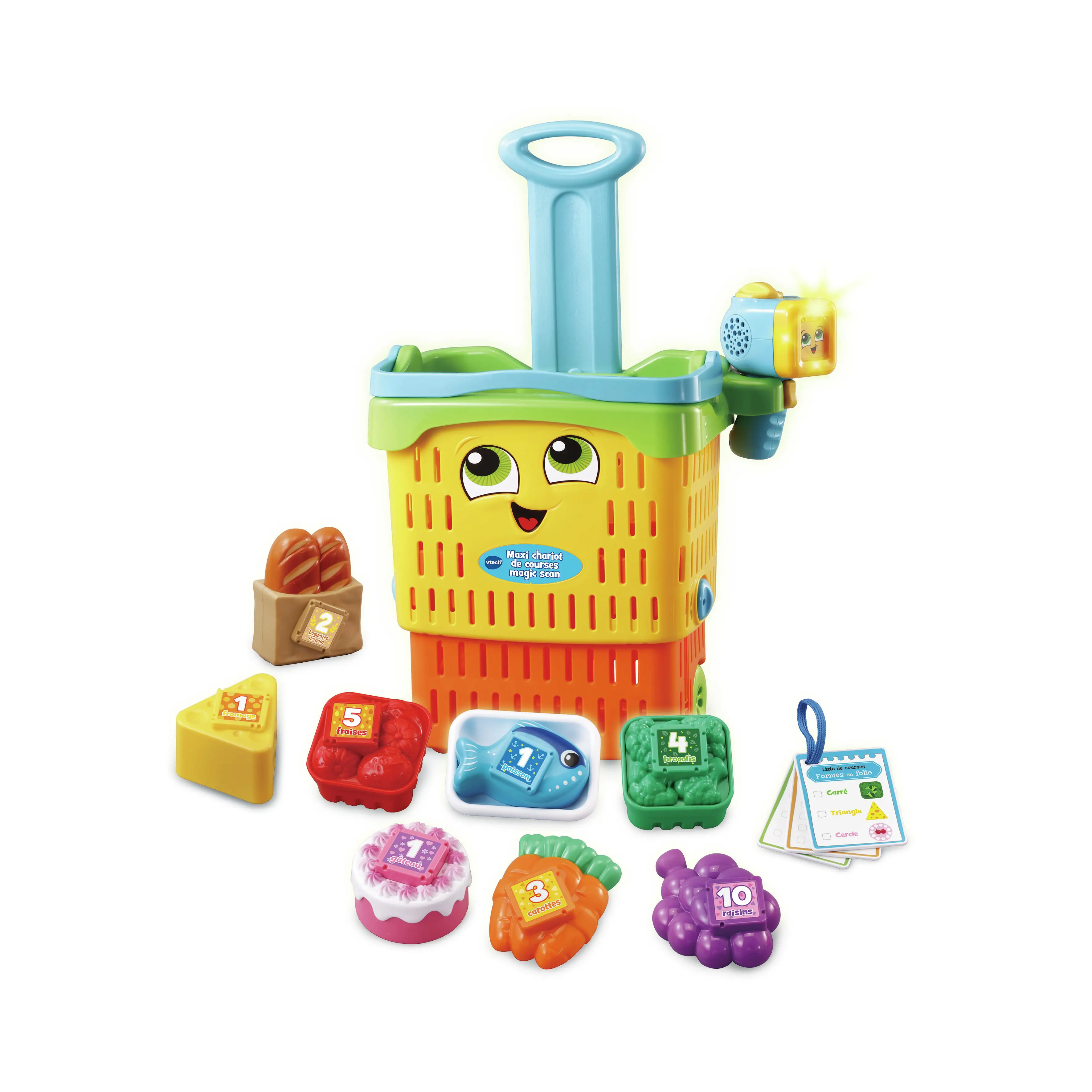 VTech MAXI CHARIOT DE COURSES MAGIC'SCAN 80-614205 Etkileşimli Oyuncak