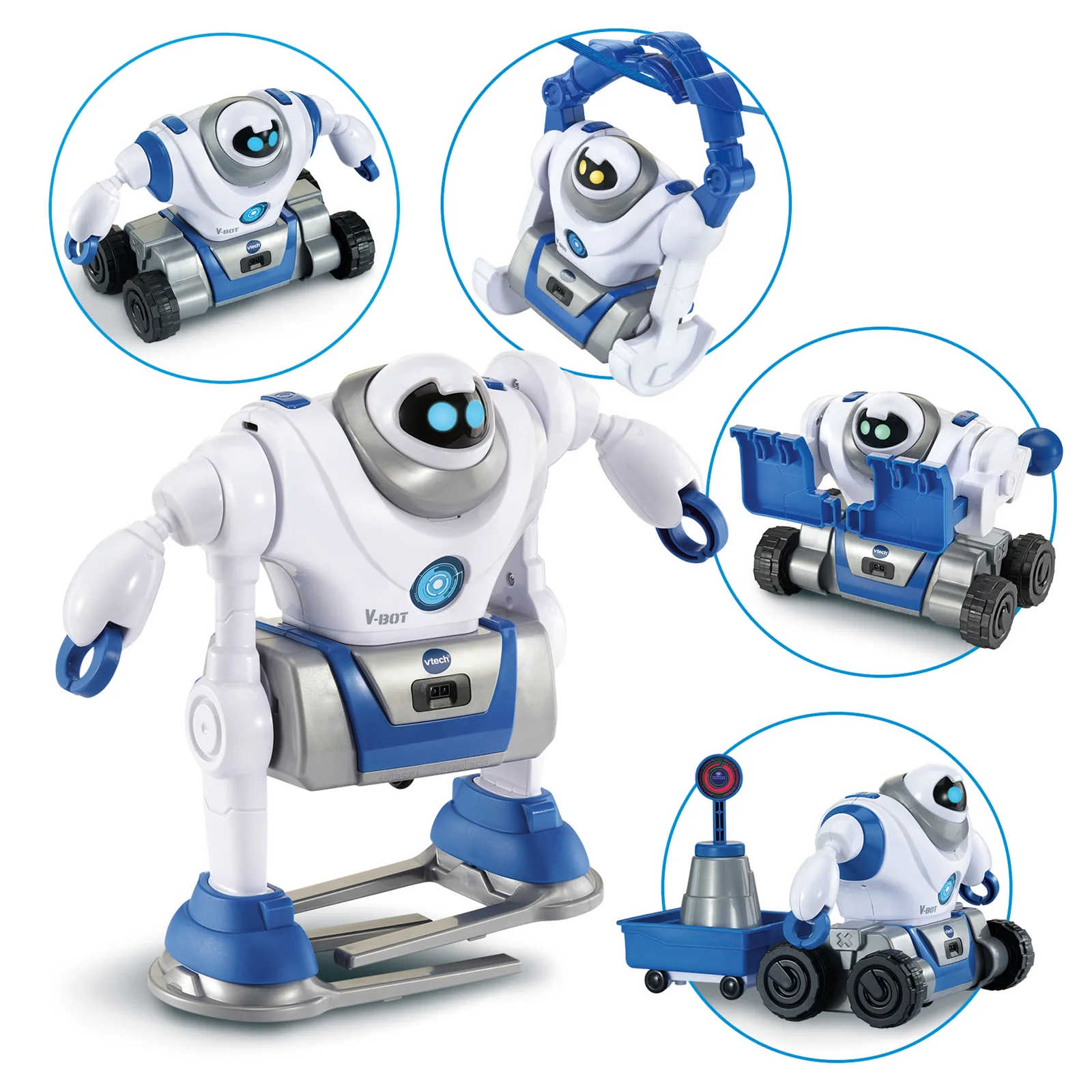 VTech V-Bot, Mijn 5 in 1 Robot 80-573723 Etkileşimli Oyuncak