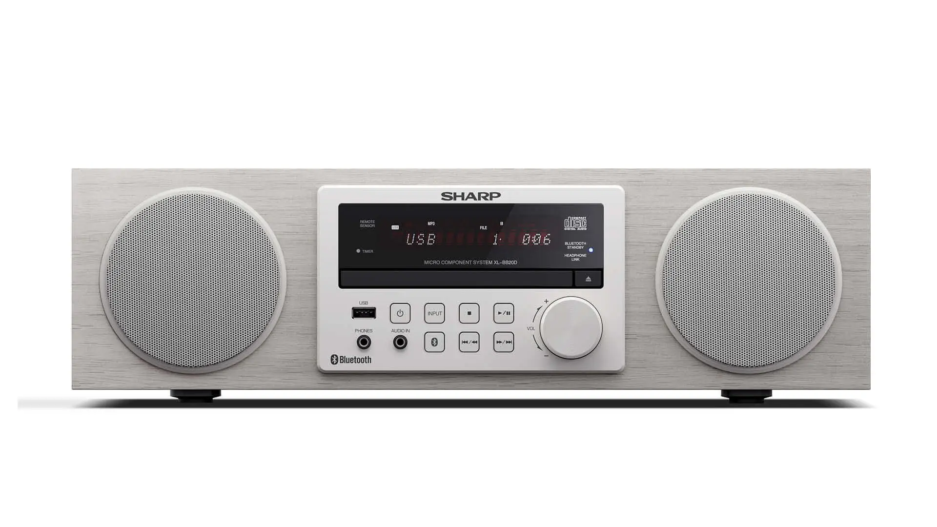 Sharp XL-BB20D 100 W XL-BB20D(WH) Ev Stereo Ses Sistemleri