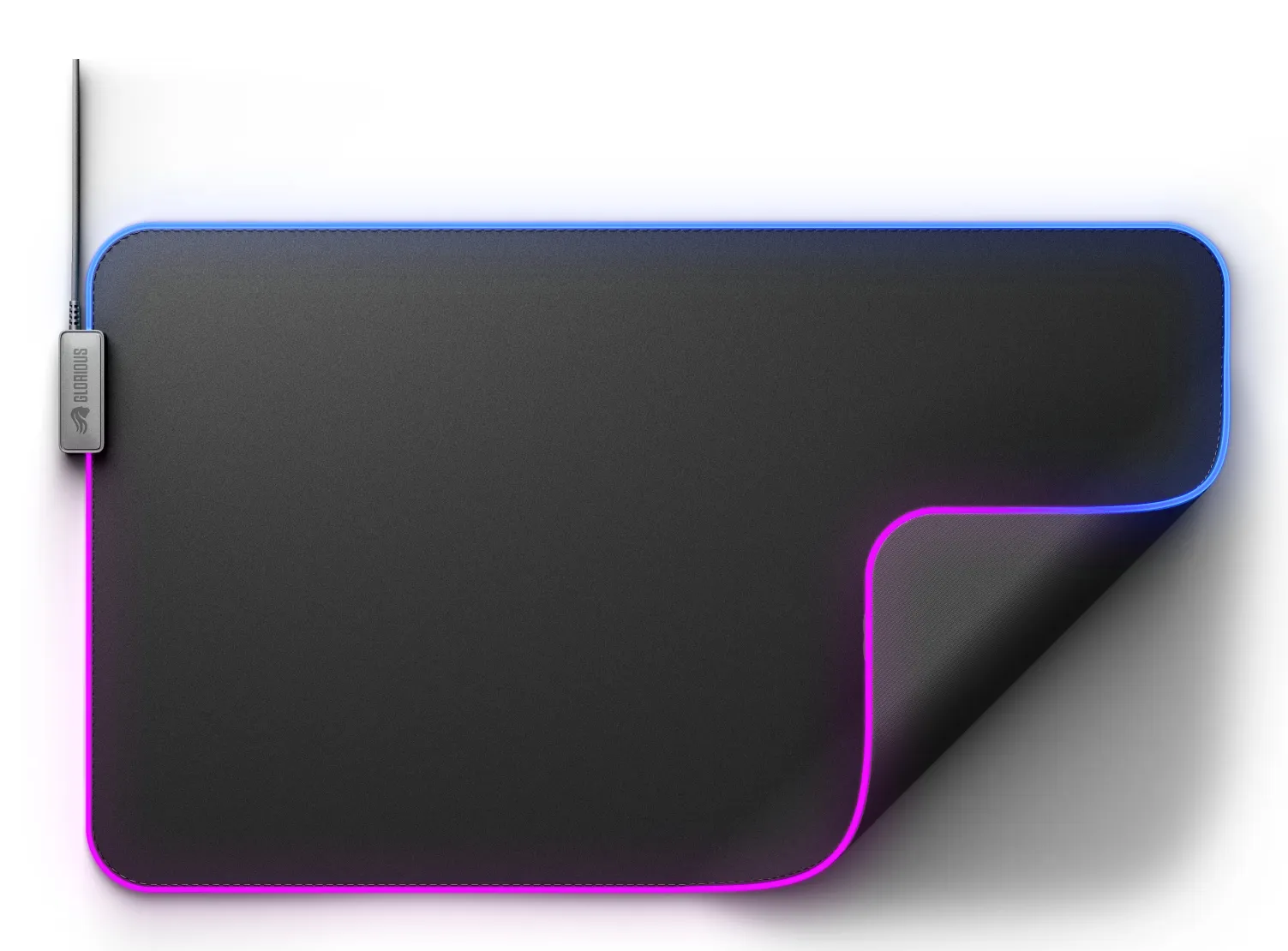 Glorious Gaming Mouse Pad 2 GLED, XLE GLO-MP2-GLED-XLE-B Fare Altlığı