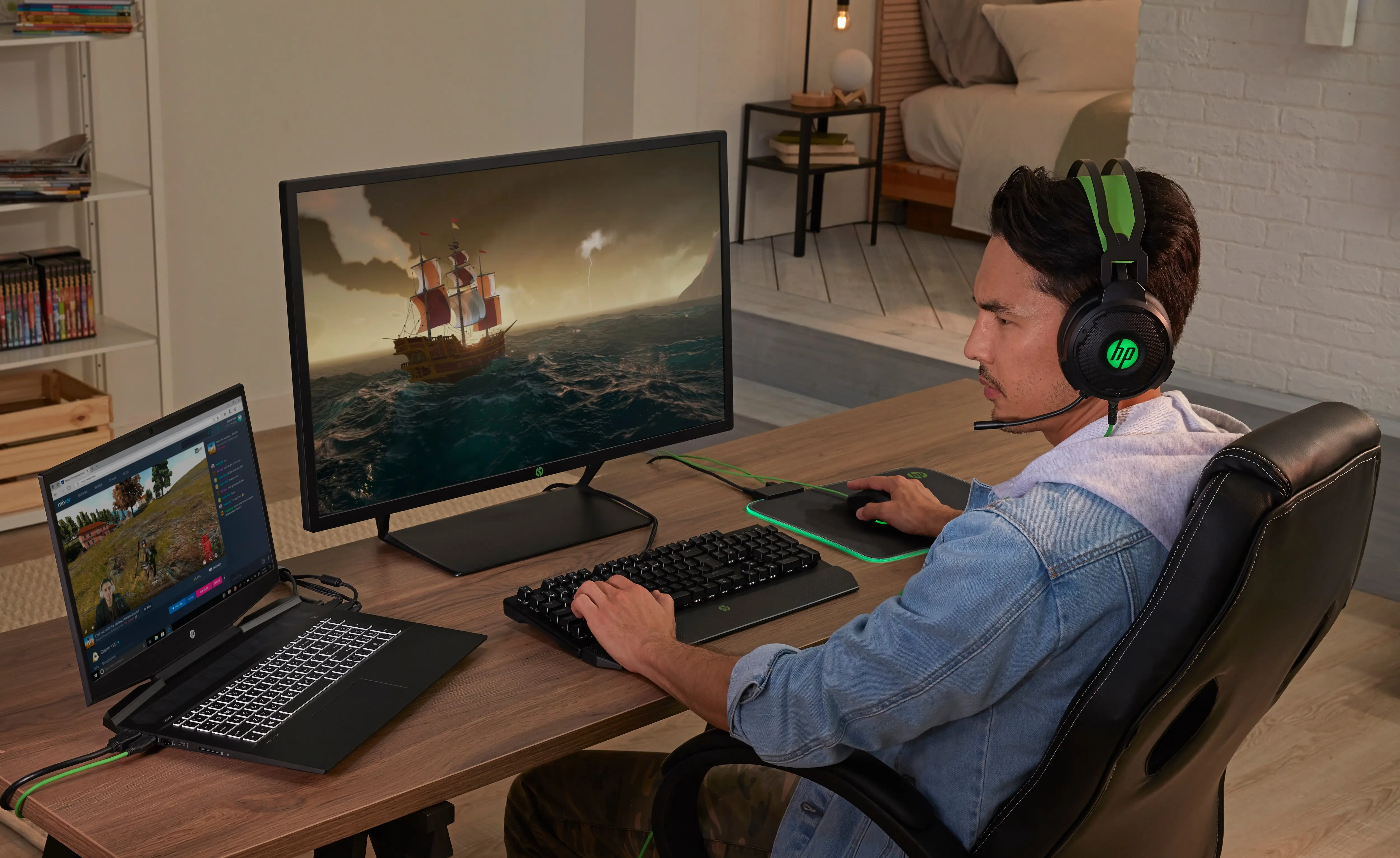 HP Pavilion Oyun Faresi Altlığı 400 5JH72AA Thumbnail 3
