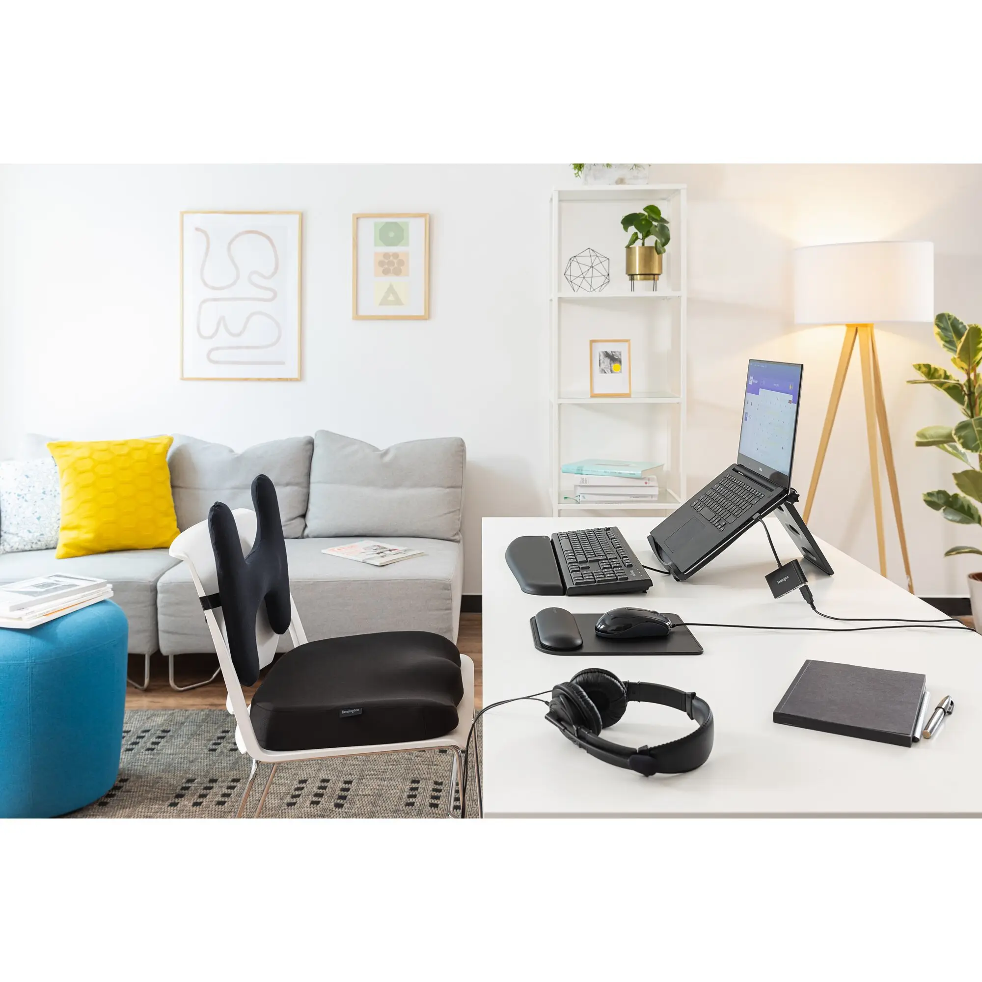 Kensington ErgoSoft Bilek Destekli Siyah Fare Pedi K52888EU Thumbnail 7