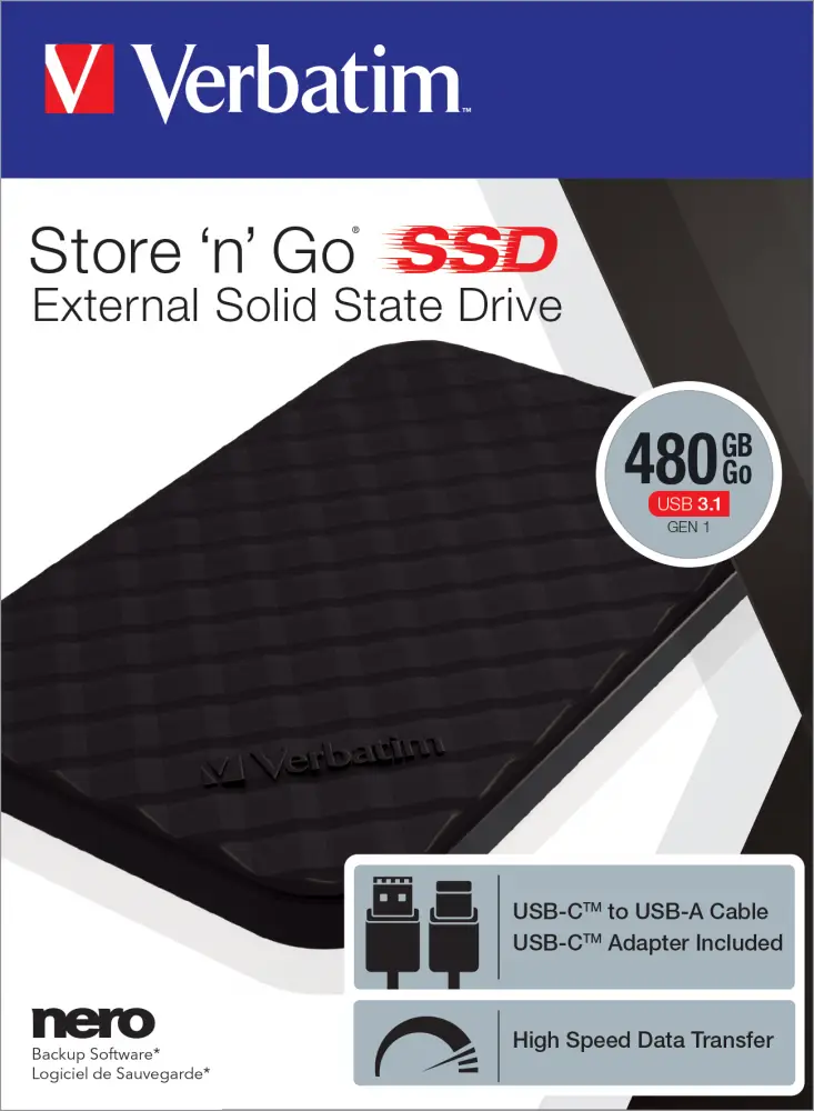 Verbatim Store 'n' Go 480 GB 53229 SSD Harici SSD'le