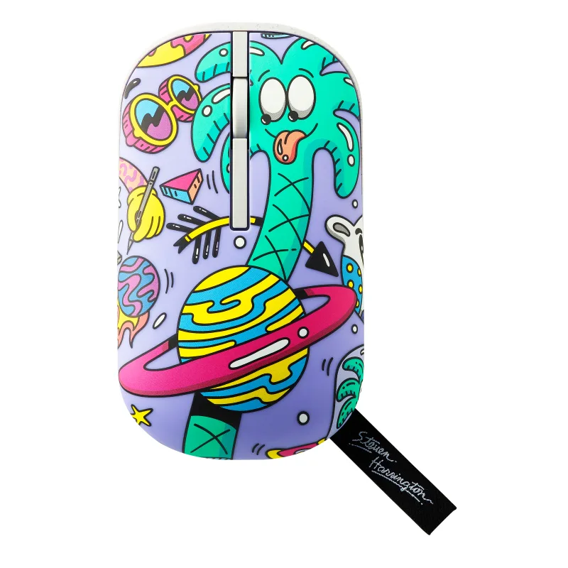 ASUS Marshmallow MD100 Steven Harrington Edition 90XB07A0-BMU090 1600 DPI Bluetooth Kablosuz Mouse Fare
