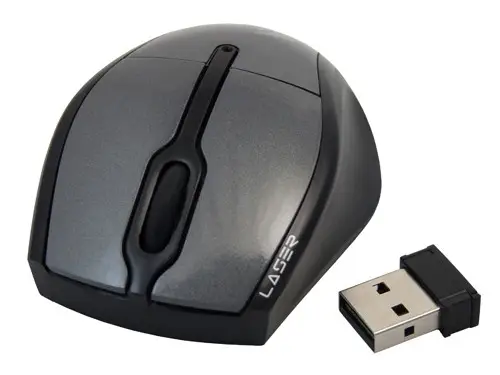 i-tec LaserTouch NANO 242 MW242-BLACK 1600 DPI Kablosuz Mouse Fare