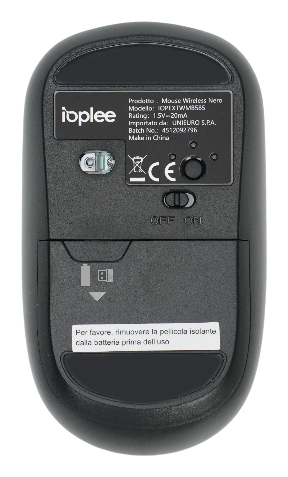 IOPLEE IOPEXTWMB585 1600 DPI Bluetooth Kablosuz Mouse Thumbnail 2