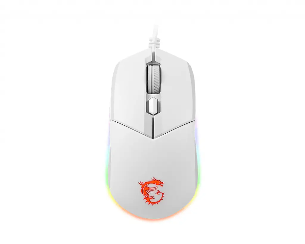 MSI CLUTCH GM11 WHITE S12-0401950-CLA 5000 DPI Oyuncu Faresi