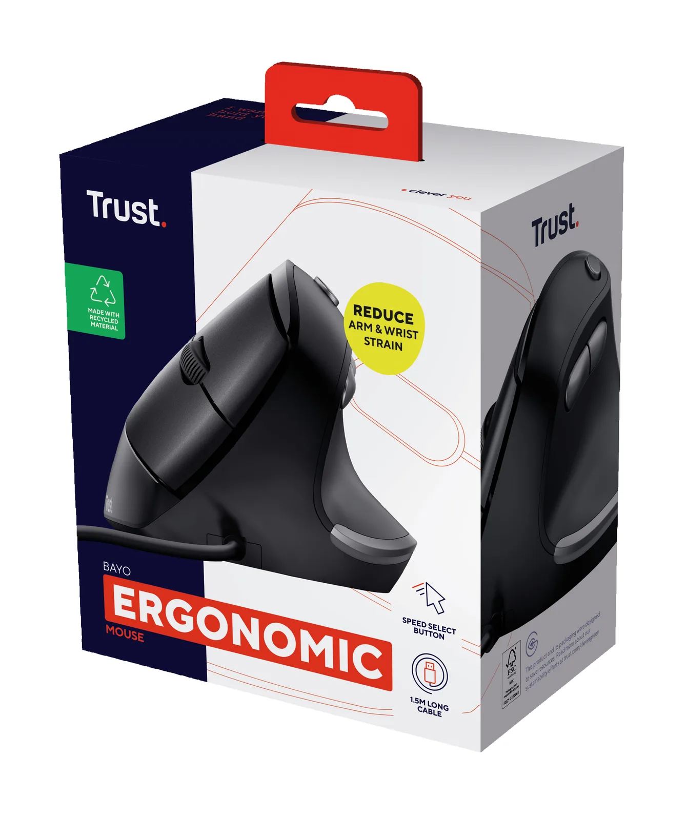 Trust Bayo 24635 4200 DPI Optik Mouse Thumbnail 9