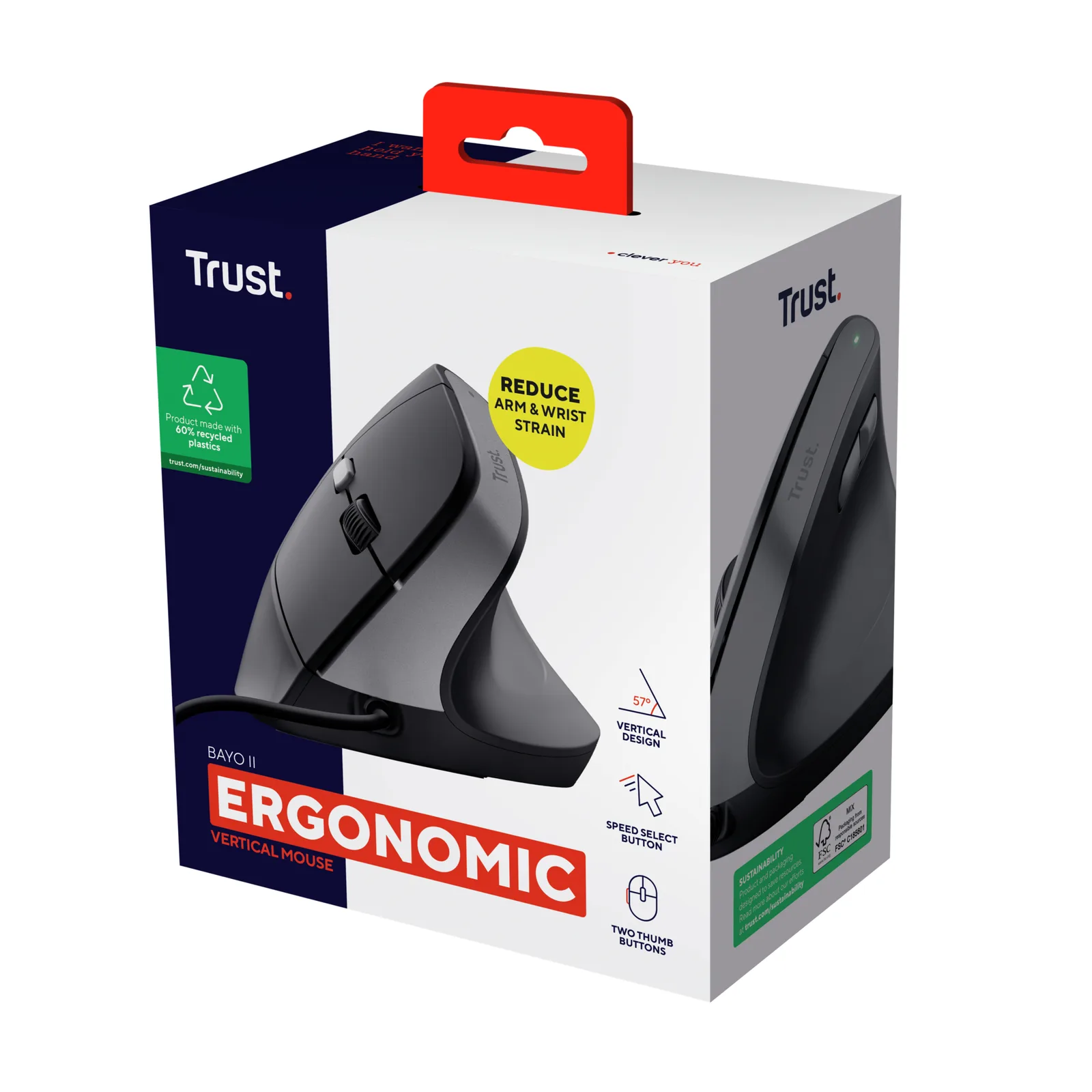 Trust Bayo II 25144 2400 DPI Optik Mouse Thumbnail 12