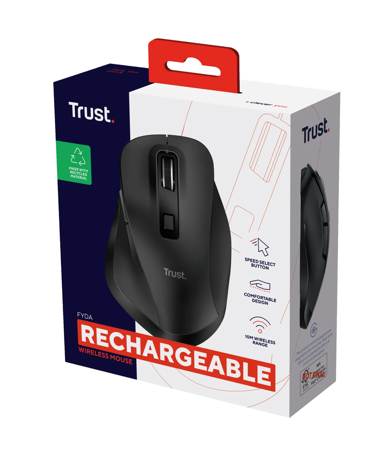 Trust Fyda 24727 2400 DPI Kablosuz Mouse Thumbnail 9