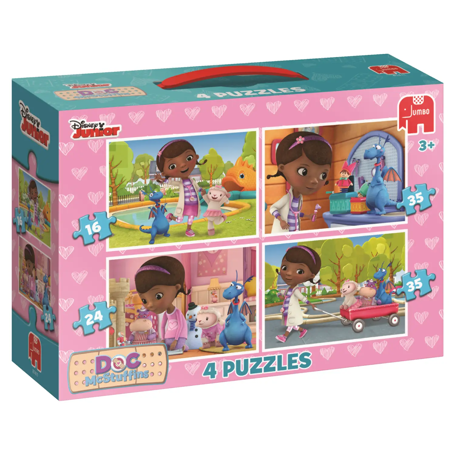 Jumbo Doc McStuffins 4in1 Puzzle Lidl 81411 12 Parça Figür Oyuncak
