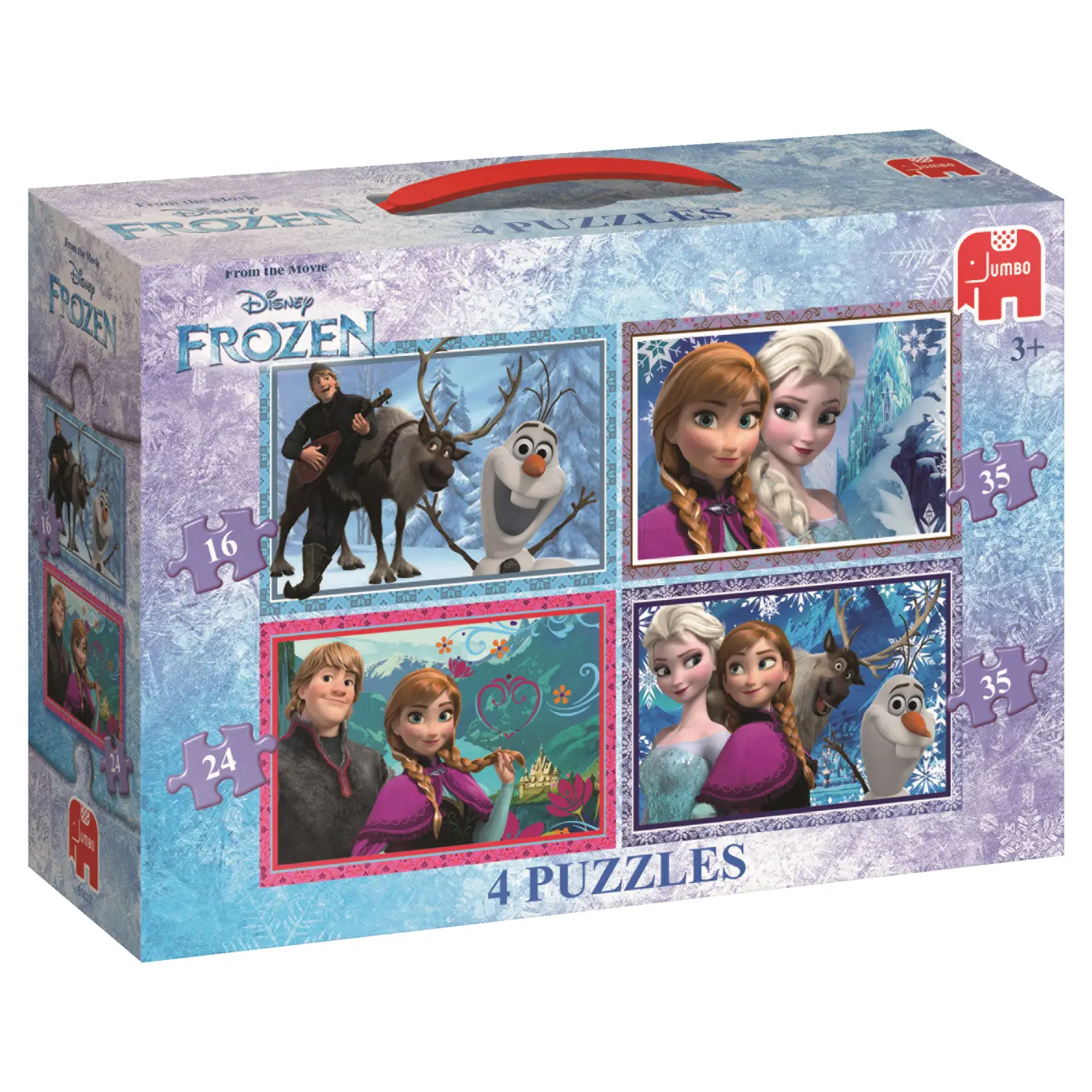Jumbo Frozen 4in1 Puzzle Lidl 81412 Figür Oyuncak