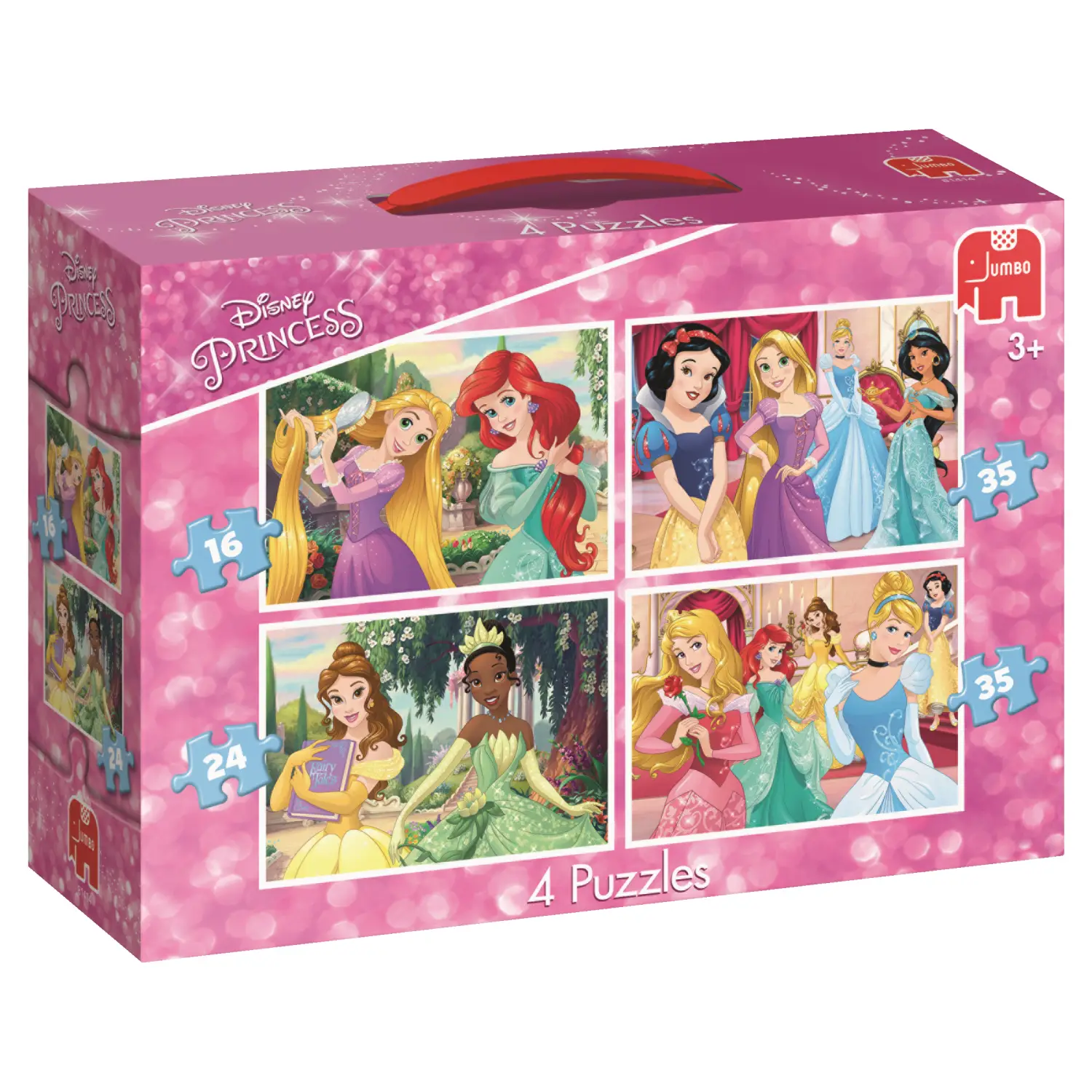 Jumbo Princess 4in1 Puzzle Lidl 81414 12 Parça Figür Oyuncak