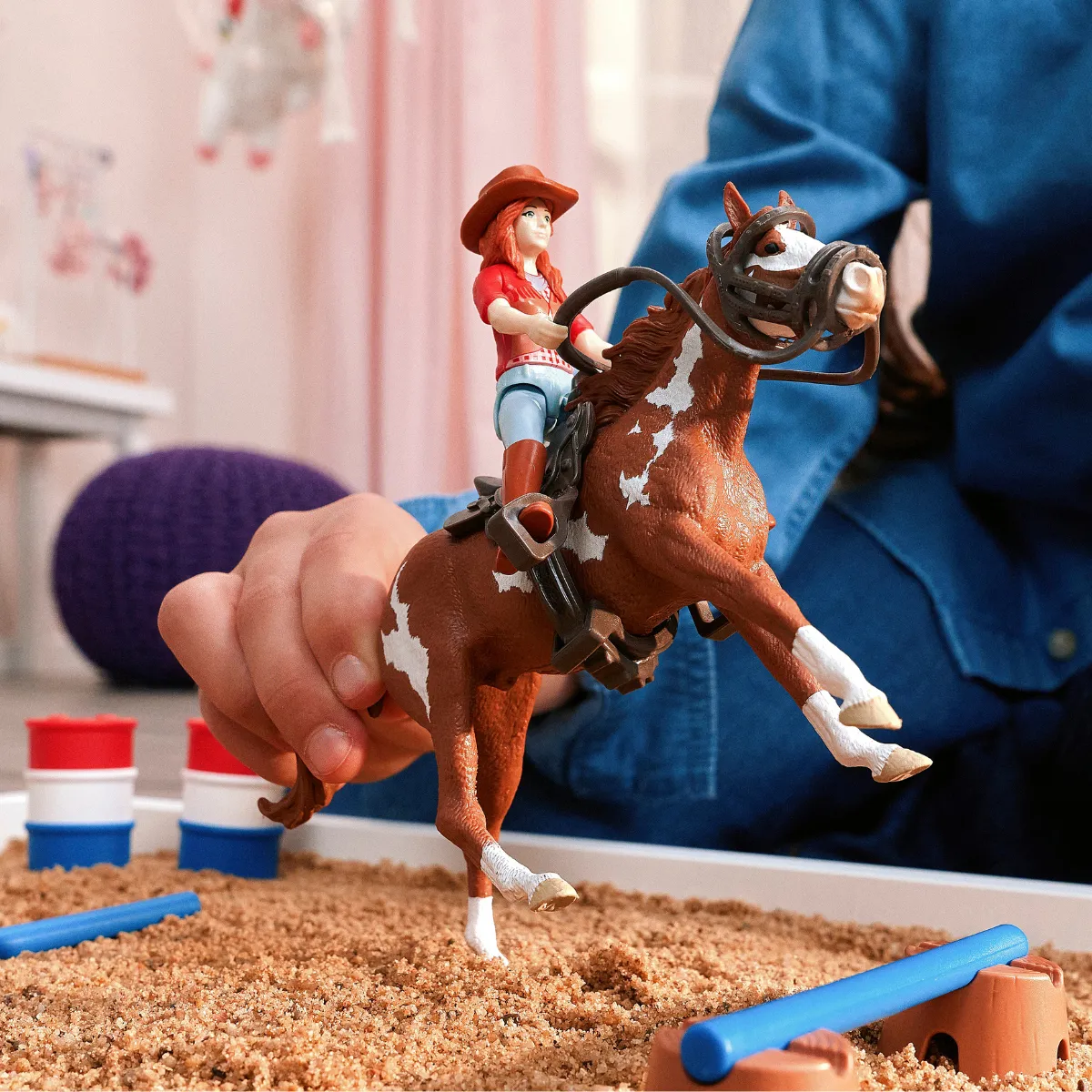 schleich HORSE CLUB 42775 Horses At 7 Parça Oyuncak Figür Thumbnail 10