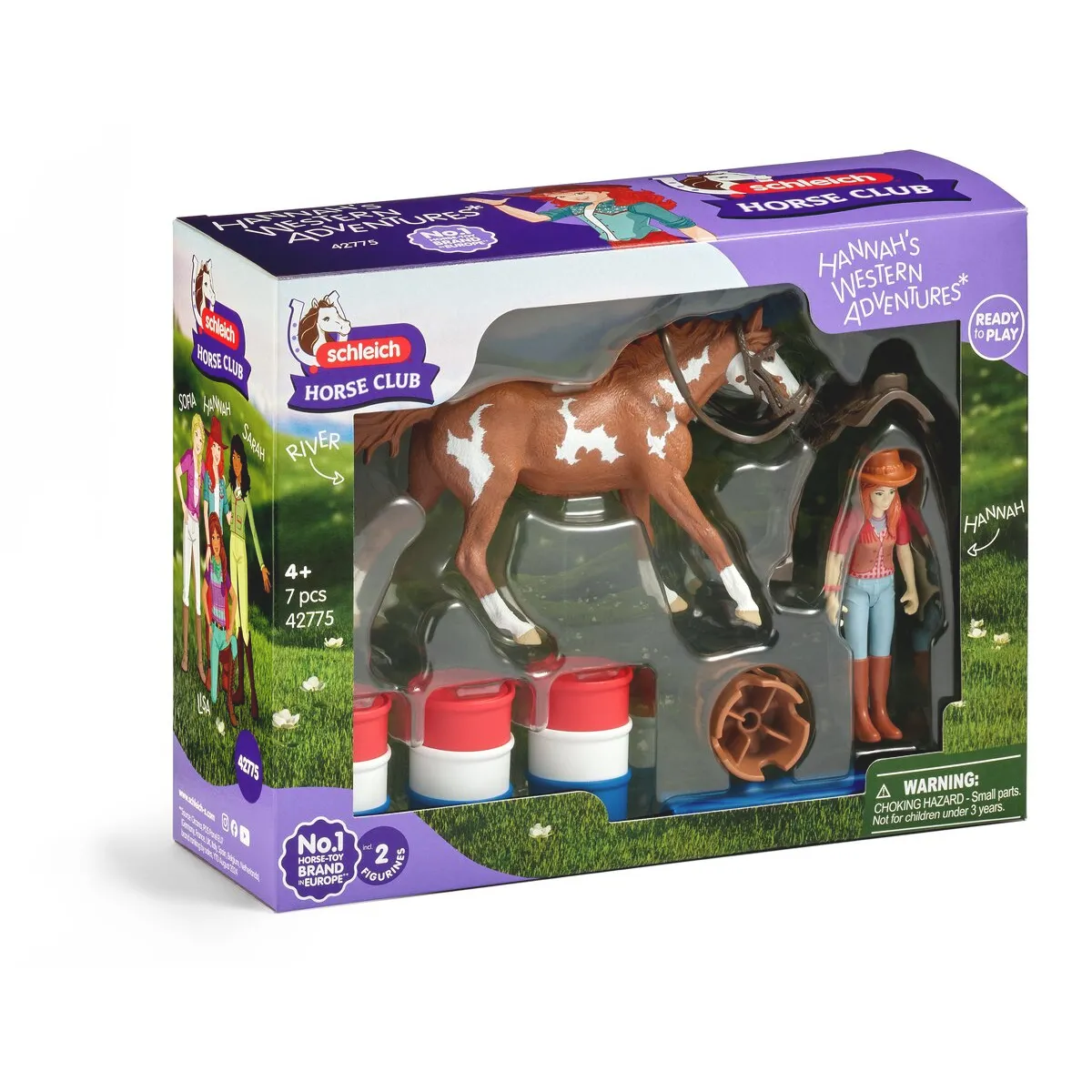 schleich HORSE CLUB 42775 Horses At 7 Parça Oyuncak Figür Thumbnail 12