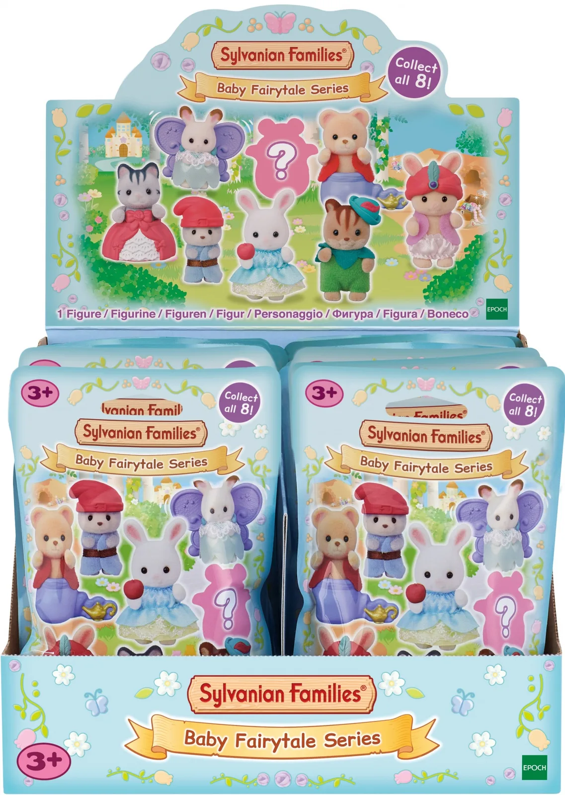 Sylvanian Families 5699 Ayı, Kedi, Köpek, Tavşan 8 Parça Oyuncak Figür Figür Oyuncak