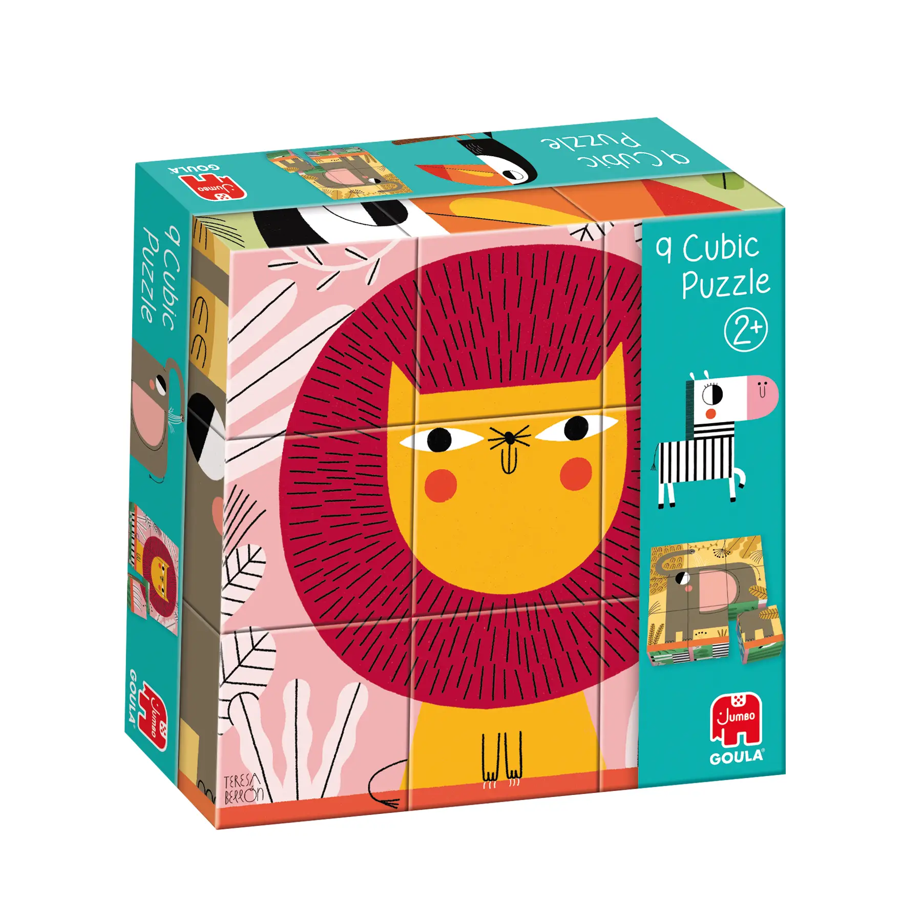 Jumbo 53469 9 Parça Puzzle Figür Oyuncak