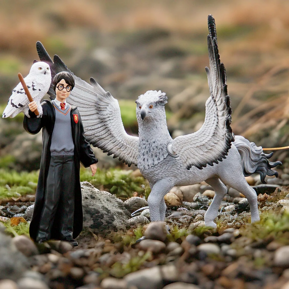 schleich Harry Potter 42633 Potter™ & Hedwig 2 Parça Oyuncak Figür Thumbnail 6
