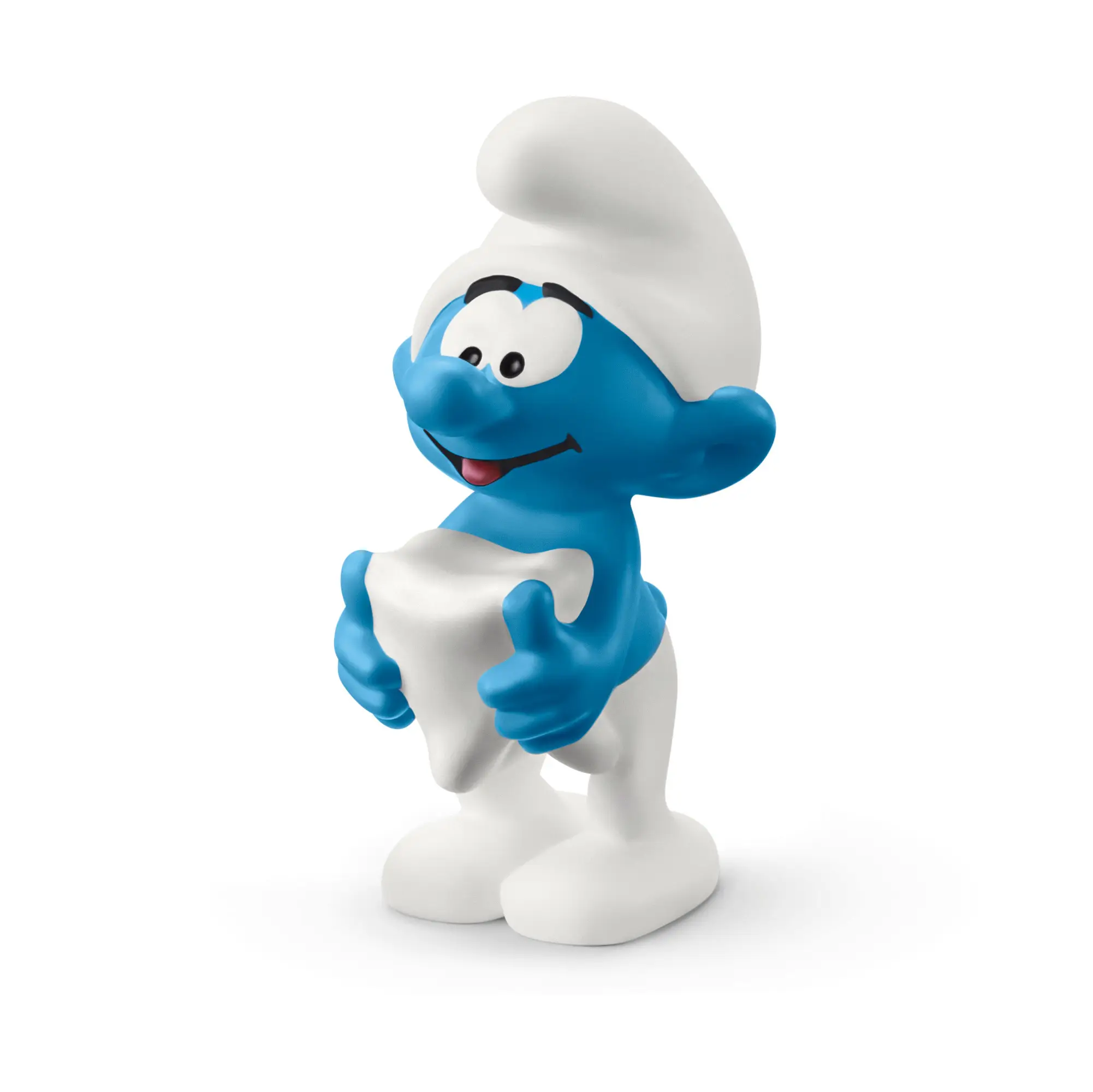 schleich Smurf with tooth 20820 The Smurfs Oyuncak Figür Figür Oyuncak
