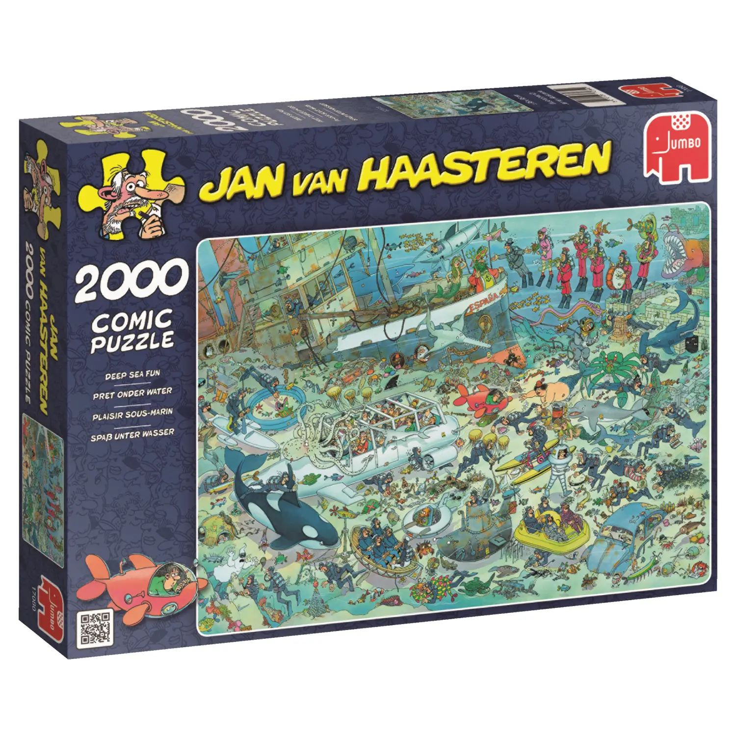 Jumbo Deap Sea Fun 2000 Parça 17080 Puzzle Figür Oyuncak