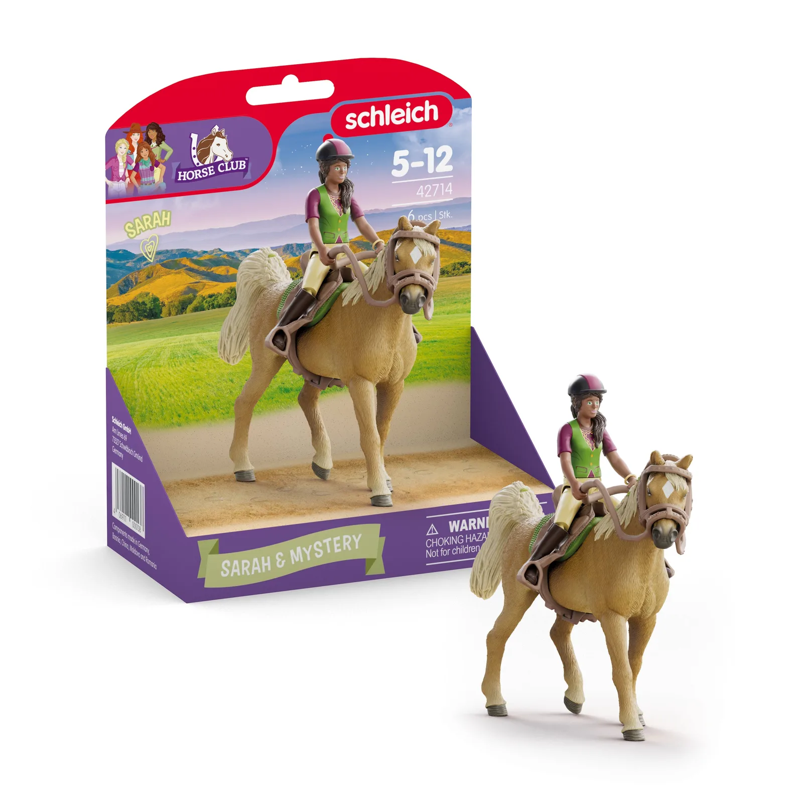 schleich HORSE CLUB 42714 Horses At 6 Parça Oyuncak Figür Figür Oyuncak