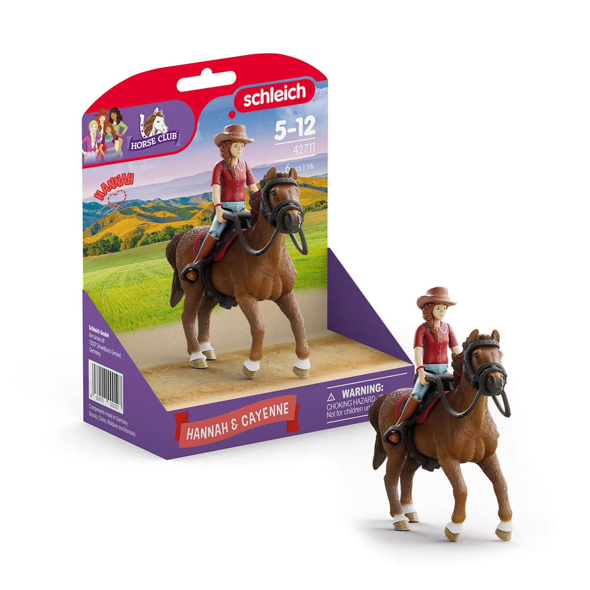 schleich HORSE CLUB 42711 Horses At 6 Parça Oyuncak Figür Figür Oyuncak