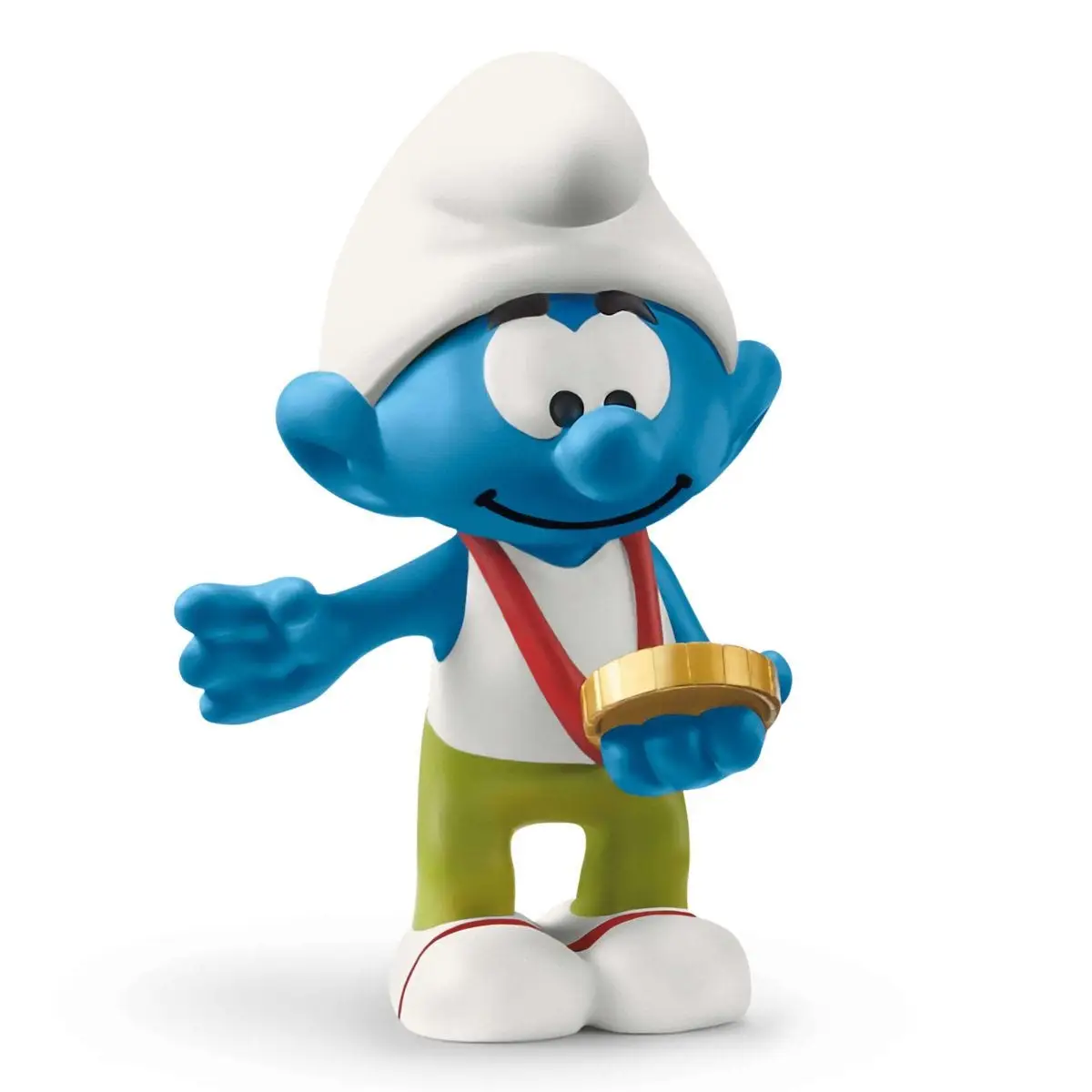 schleich Smurf with medal 20822 The Smurfs Oyuncak Figür Figür Oyuncak