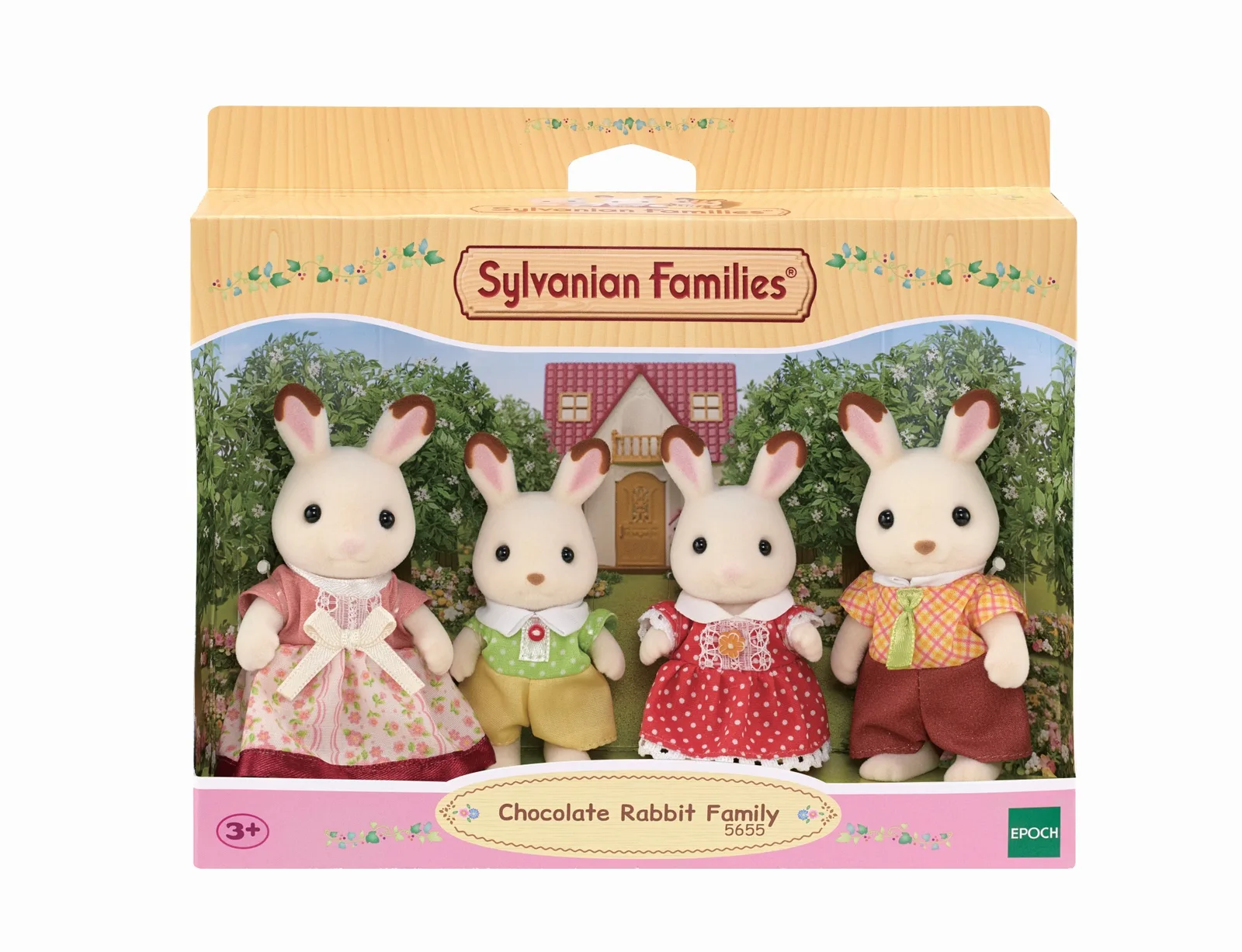 Sylvanian Families 5655 Tavşan 4 Parça Oyuncak Figür Figür Oyuncak