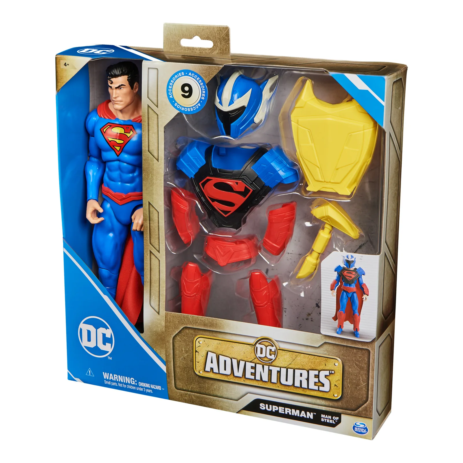 Spin Master DC Comics Superman 6067957 Oyuncak Figür Thumbnail 13