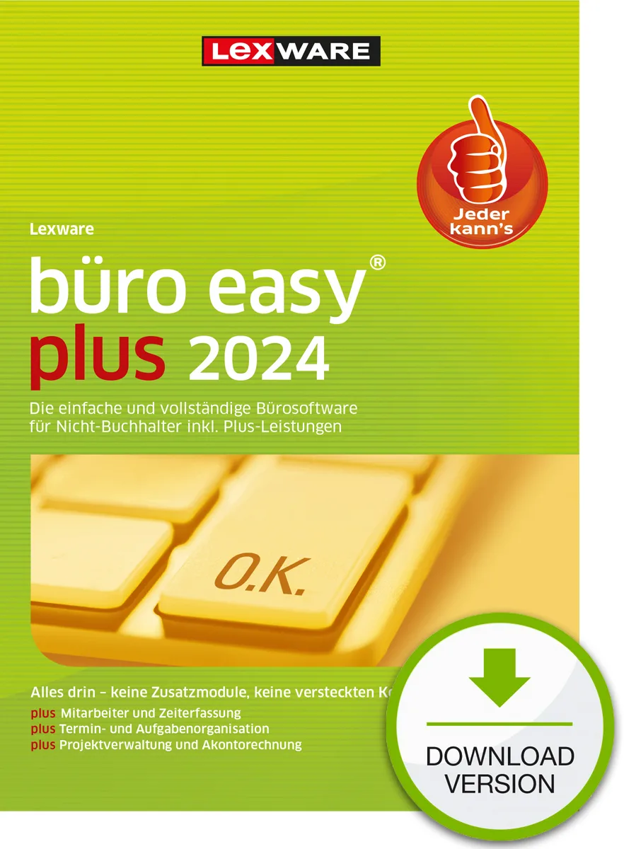 Lexware büro easy plus 2024 08886-2031 Finans ve Muhasebe Yazılımları