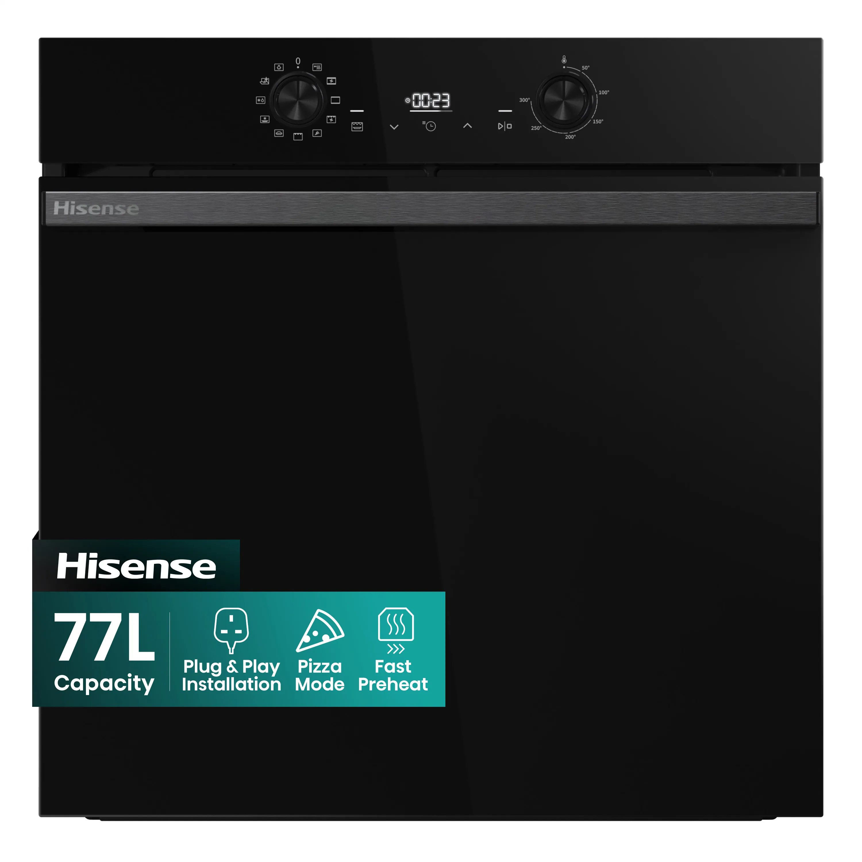 Hisense BI622ABPGUK 77 Litre Ankastre Fırın
