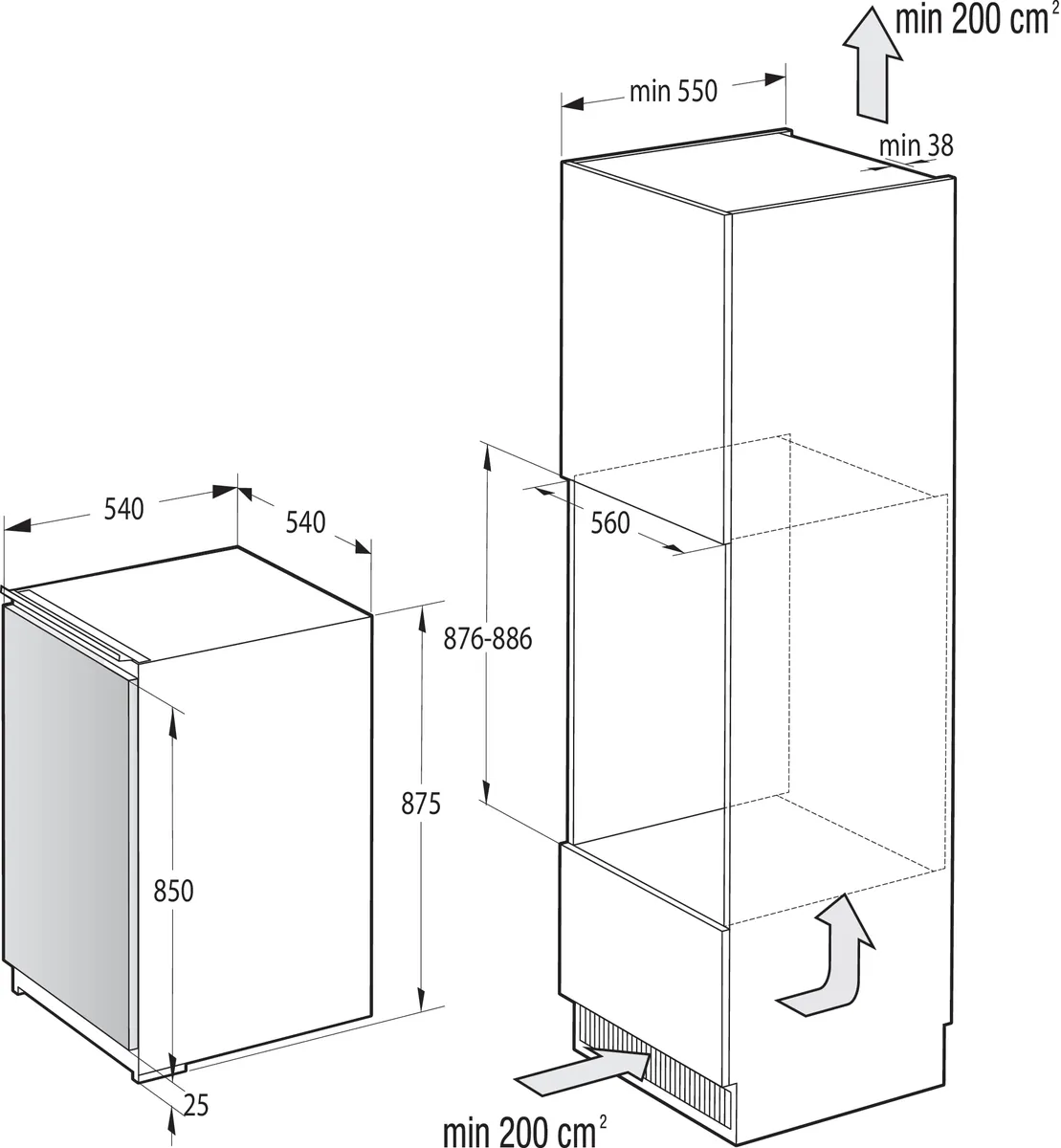 Gorenje RI409EP1 743349 Fridges
