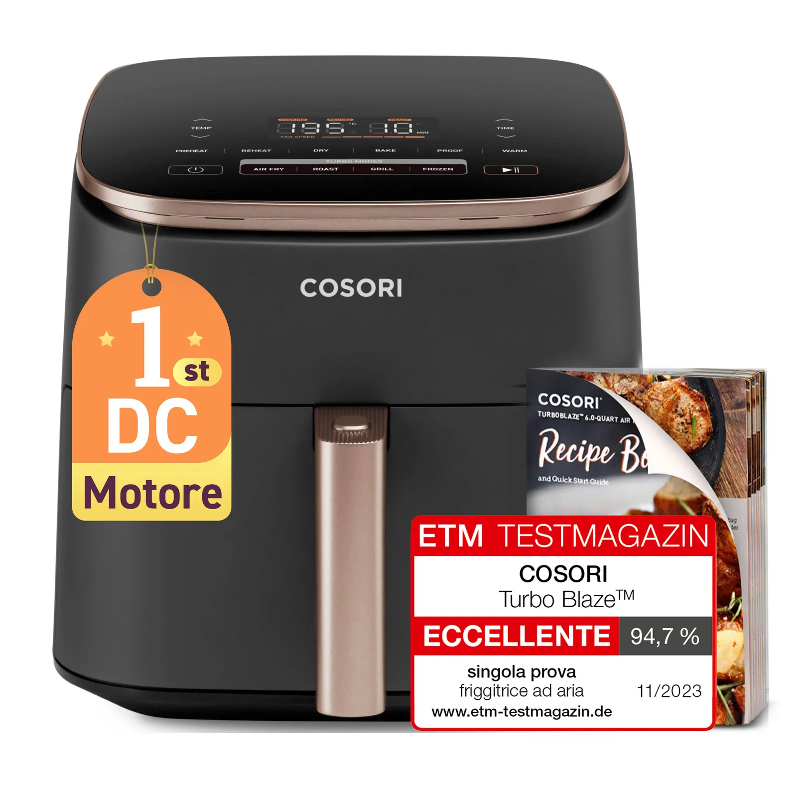 Cosori Turbo Blaze Chef Edition KAAPAFCSNEU0176Y Fritözle