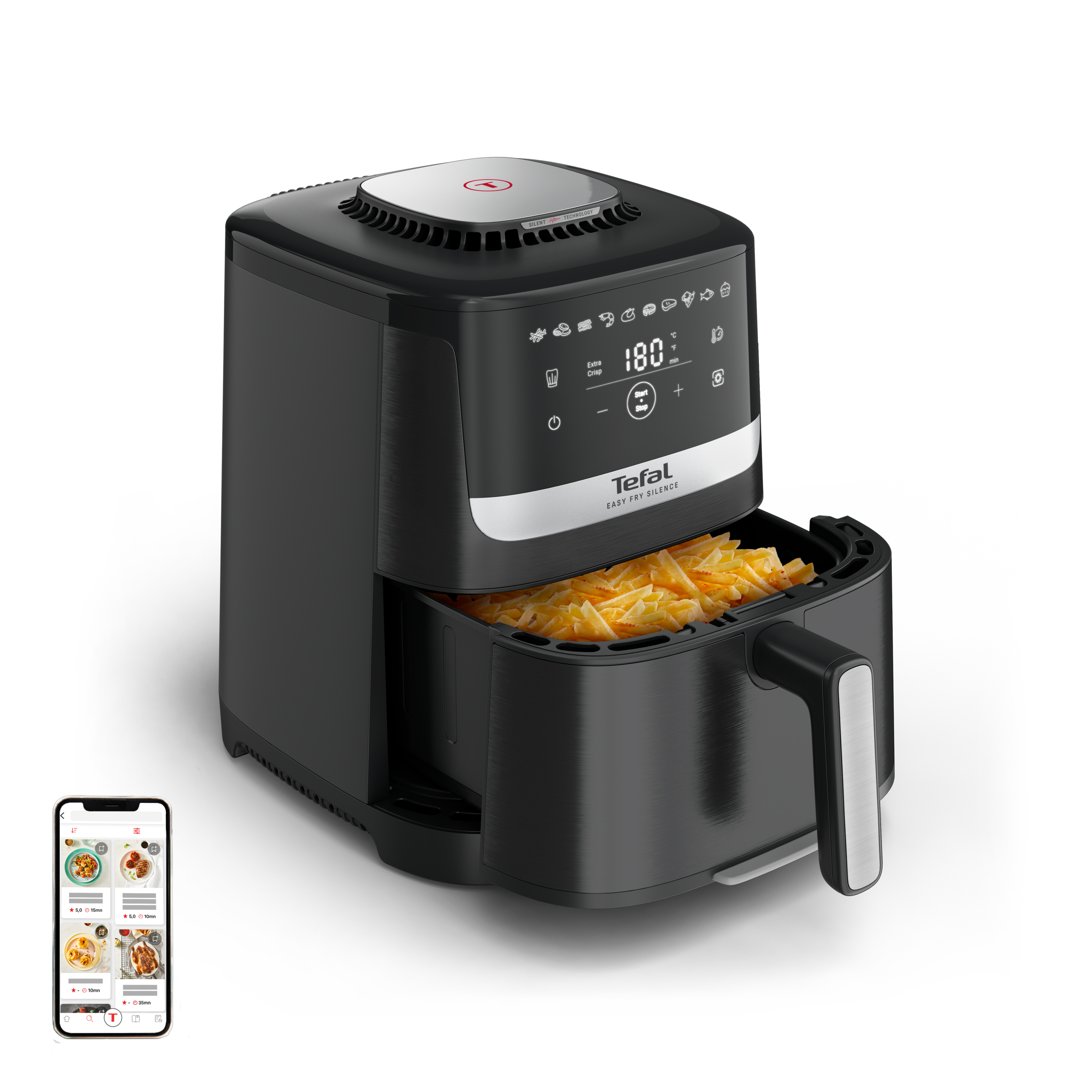 Tefal Easy Fry Silence EY5528E0 Fritözle