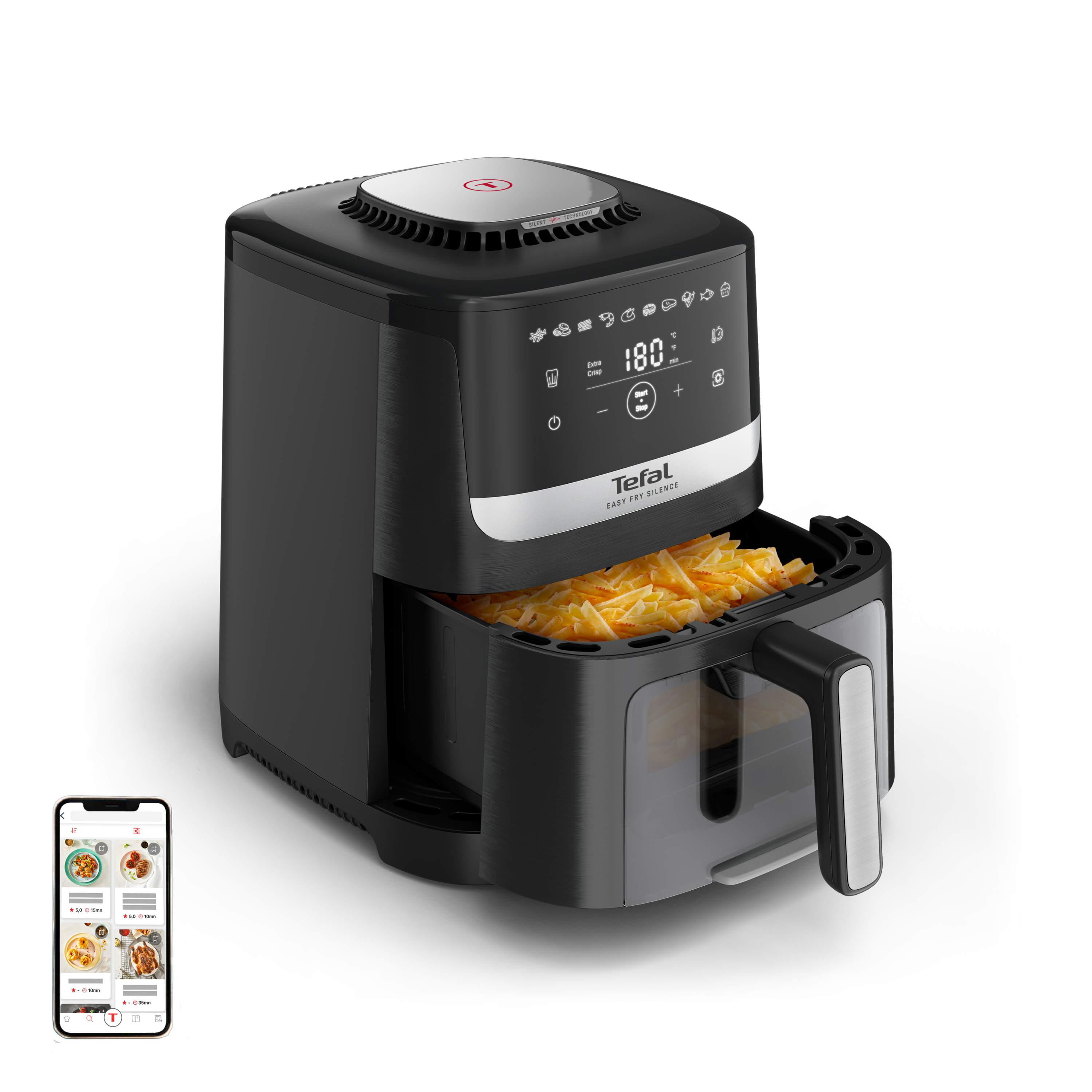 Tefal Easy Fry Silence EY5568E0 Fritözle