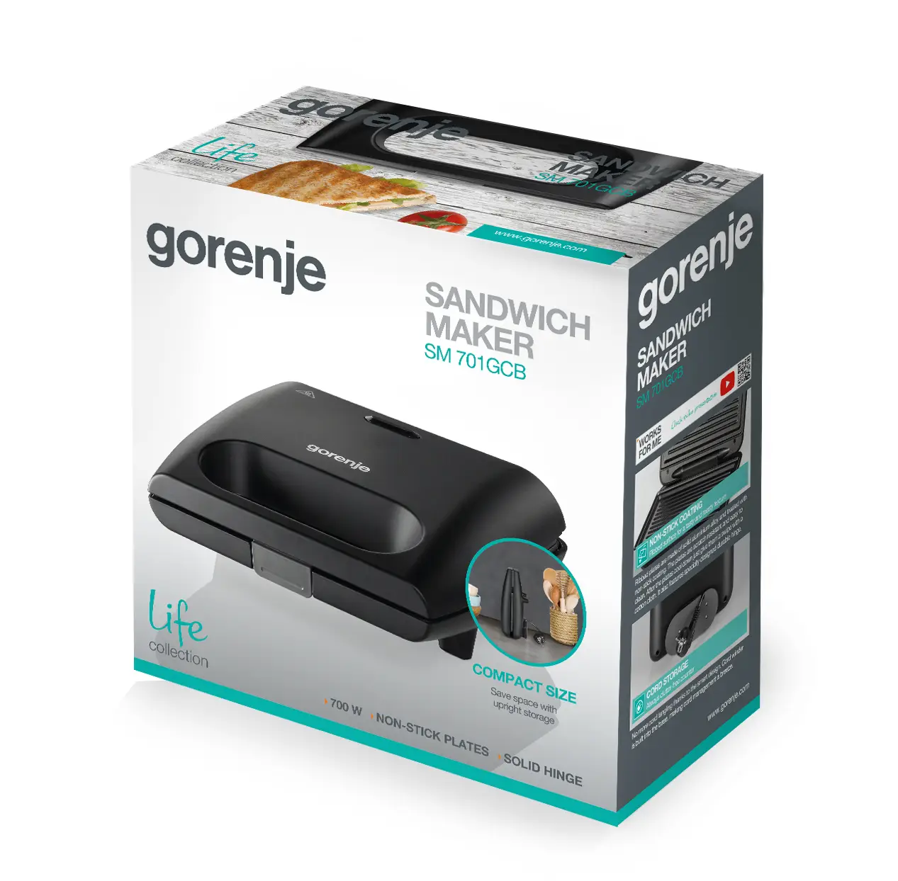 Gorenje SM701GCB 700 W 730993 Thumbnail 4