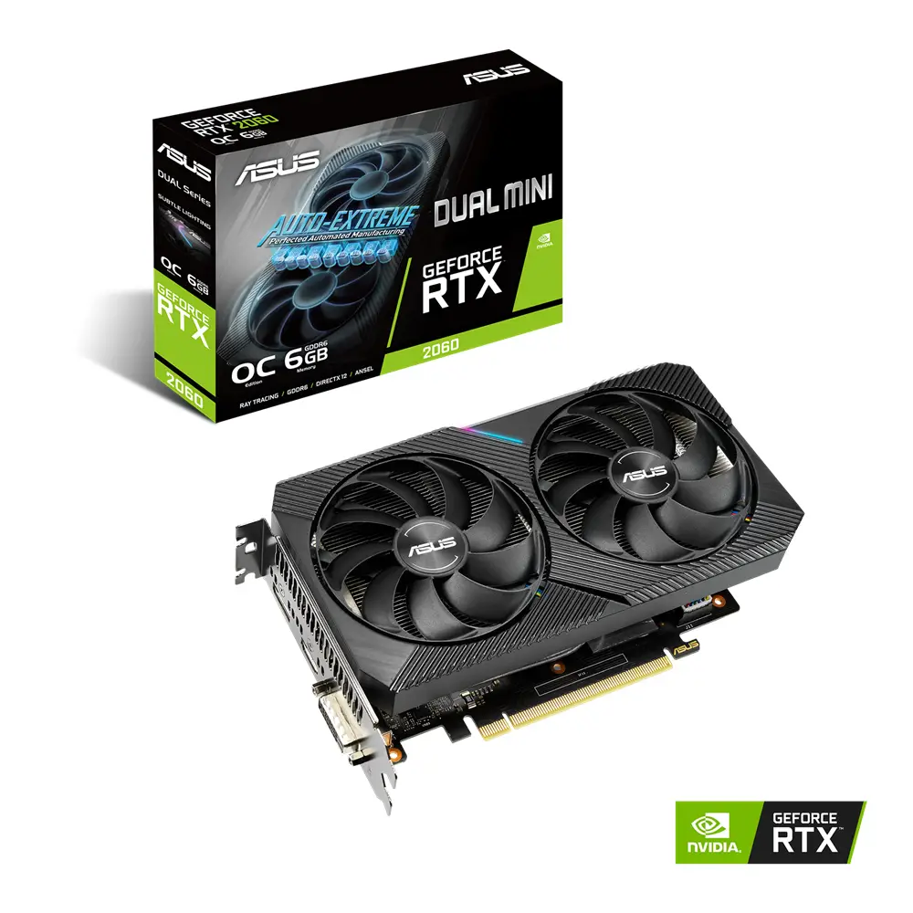 ASUS DUAL-RTX2060-O6G-MINI 6 GB GDDR6 Ekran Kartı Thumbnail 2
