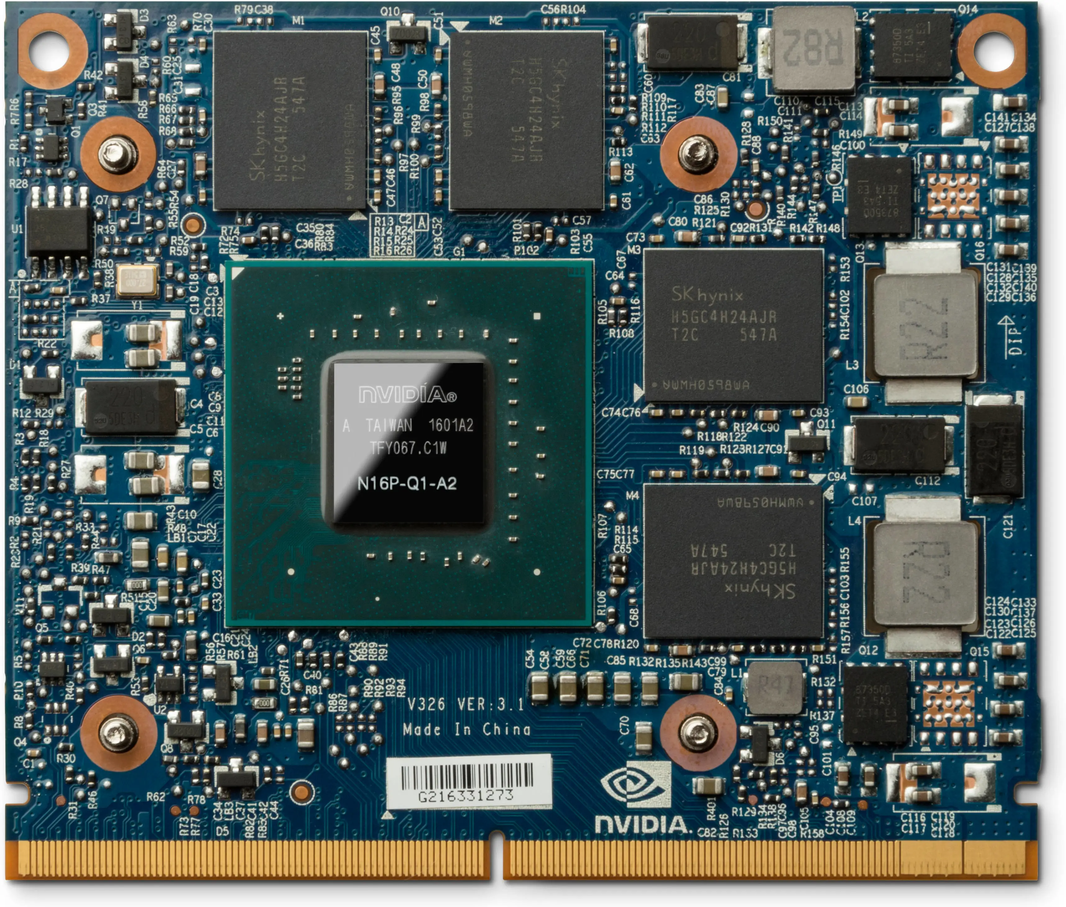HP NVIDIA Quadro M1000M 2 GB Grafik Kartı T8W13AT Ekran