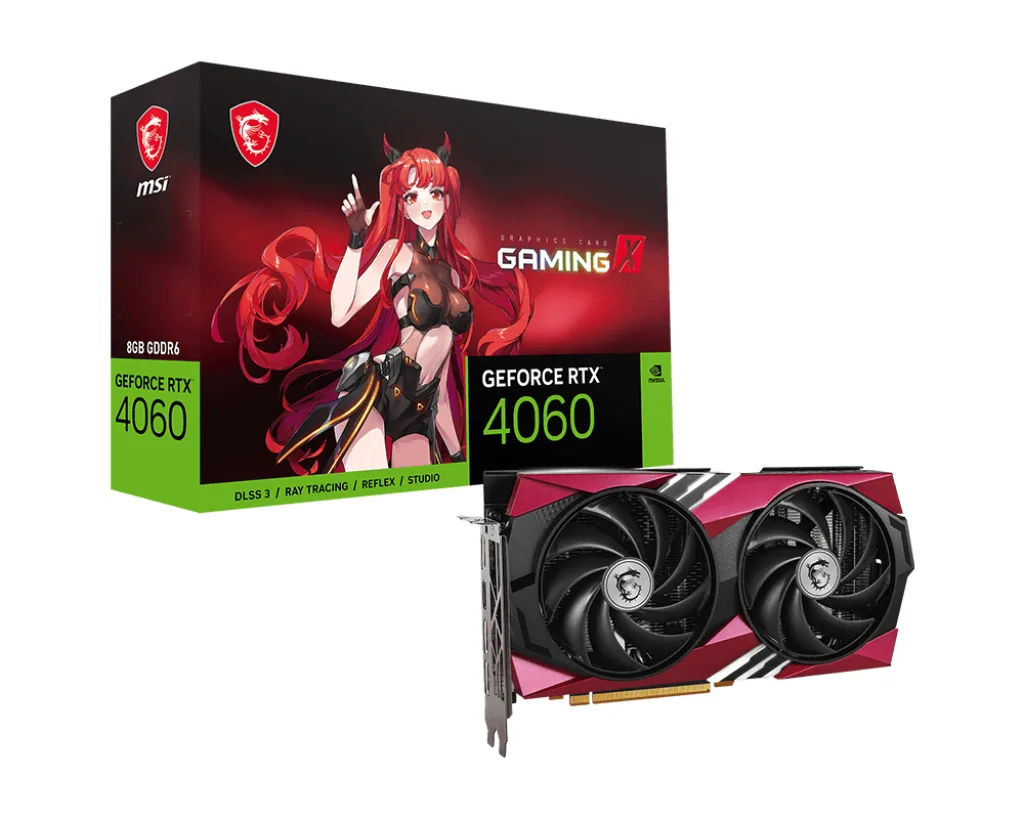 MSI GeForce RTX 4060 GAMING X 8G MLG GDDR6 Ekran Kartı Görüntü Kartları