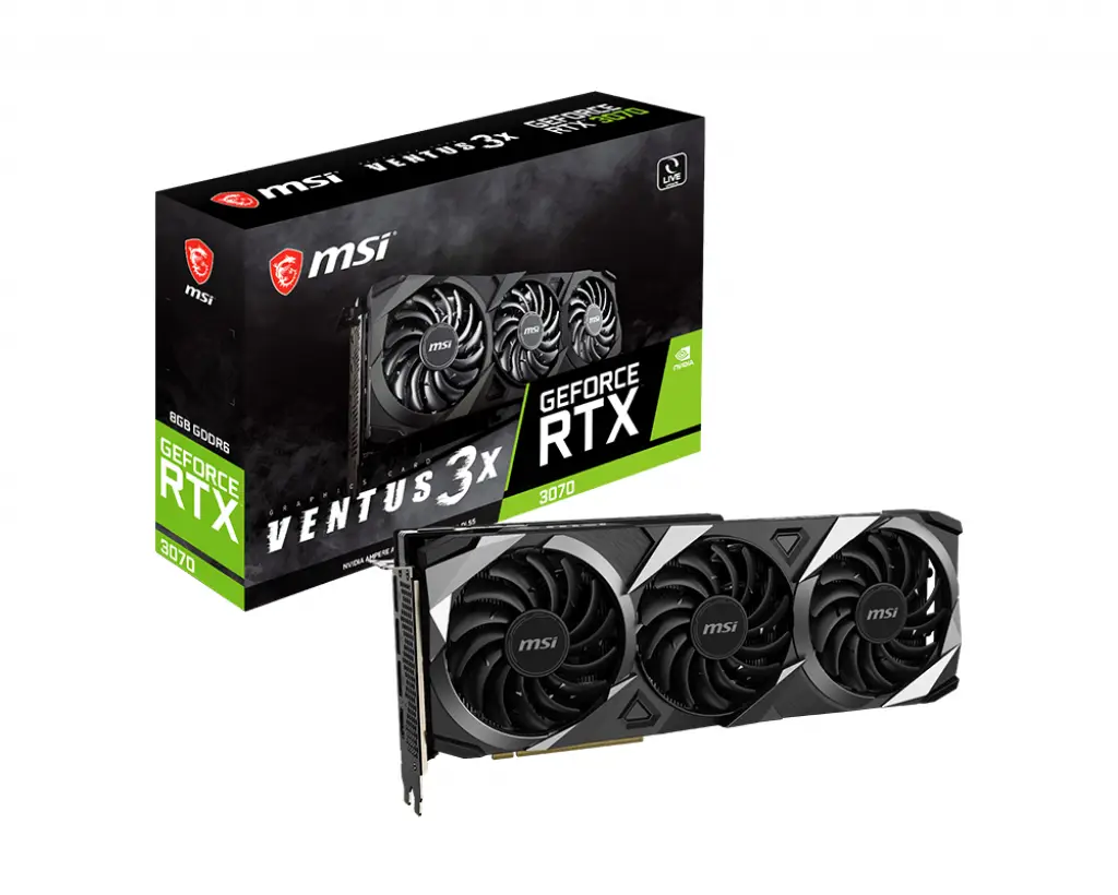 MSI RTX 3070 VENTUS 3X 8 GB 912-V390-261 GDDR6 Ekran Kartı