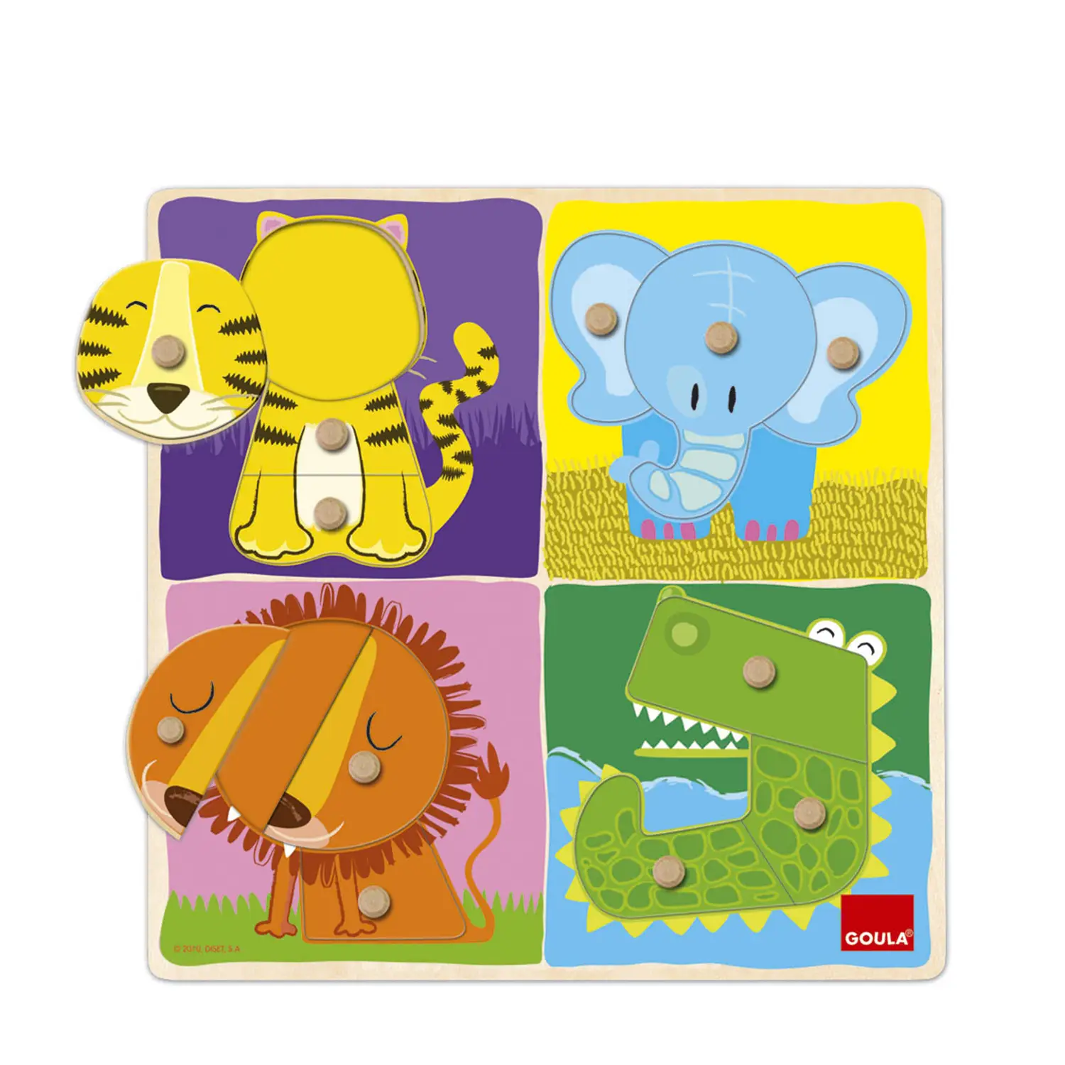 Jumbo Jungle Dieren Puzzel 53111 12 Parça Puzzle Güvenlik Kamerası
