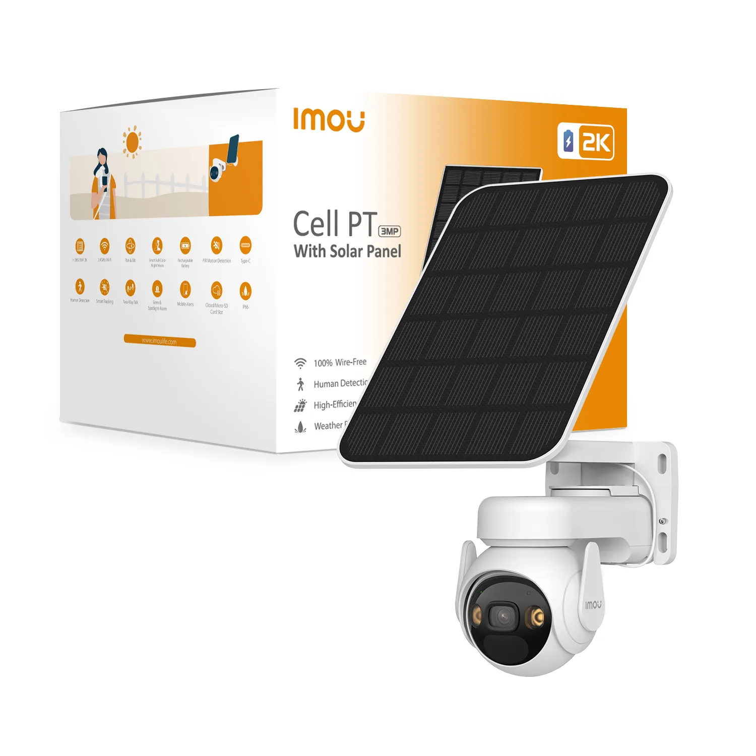 Imou Cell PT Solar Kit/IPC-K9EP-3T0WE Güvenlik Kamerası