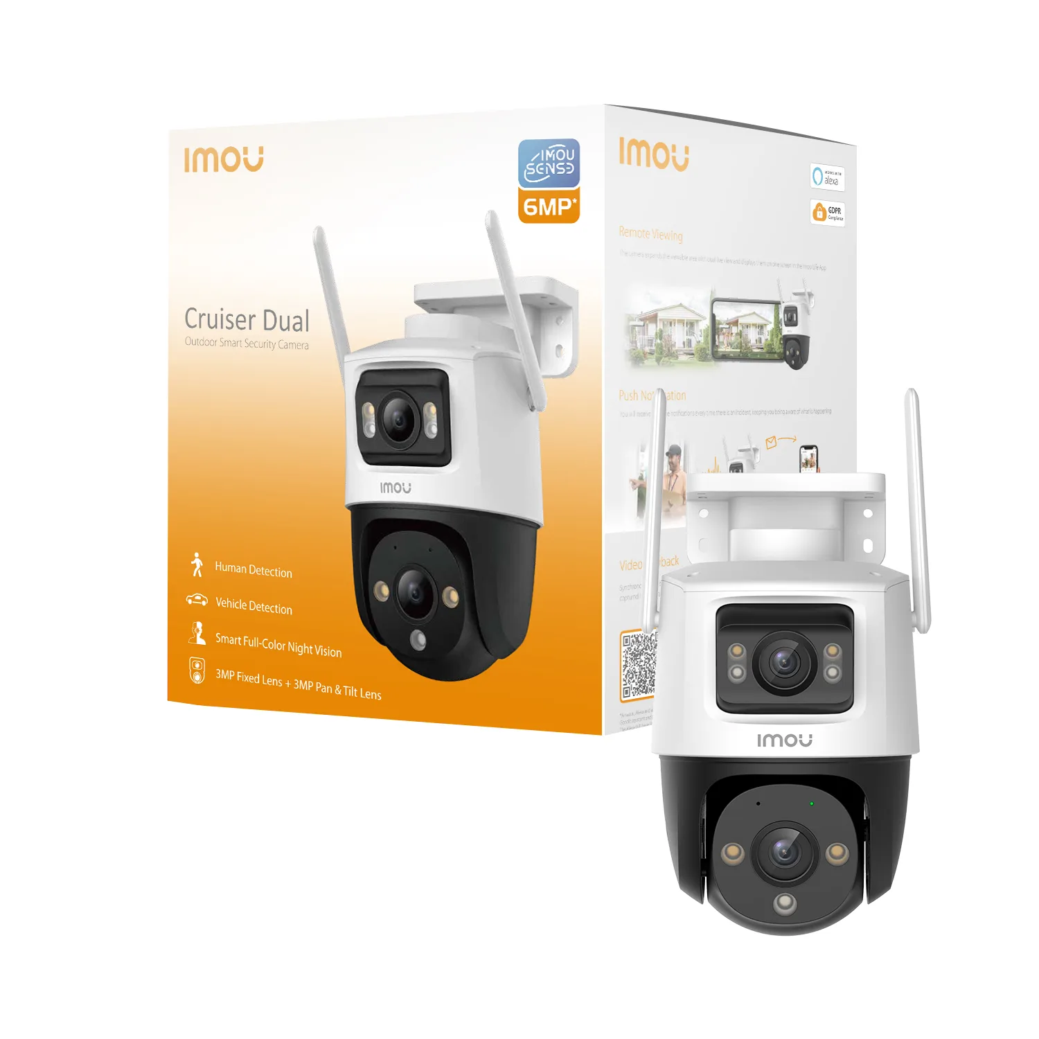 Imou Cruiser Dual 6MP IPC-S7XP-6M0WED Güvenlik Kamerası