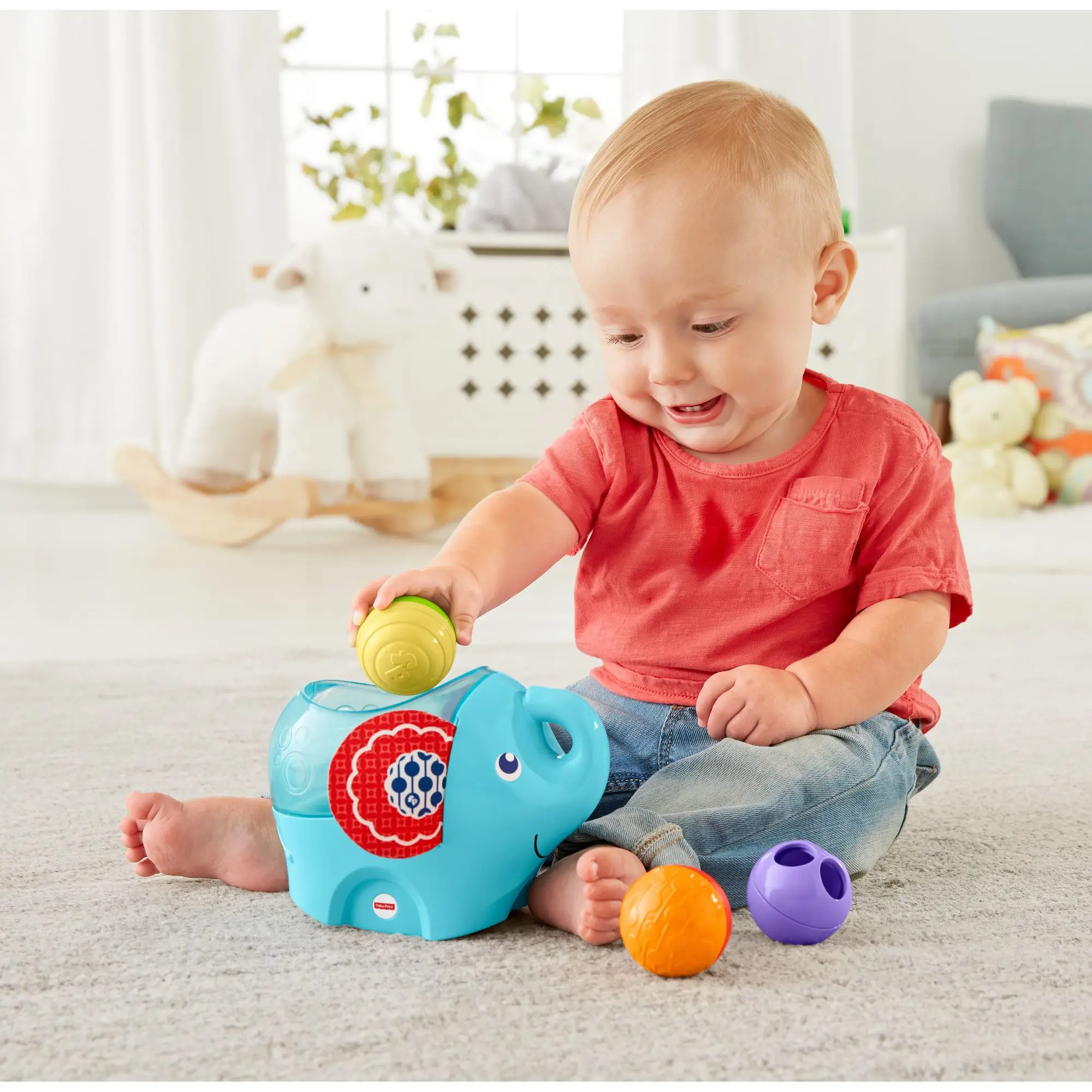 Fisher-Price Elephant DYW57 Hacıyatmaz Oyuncakları