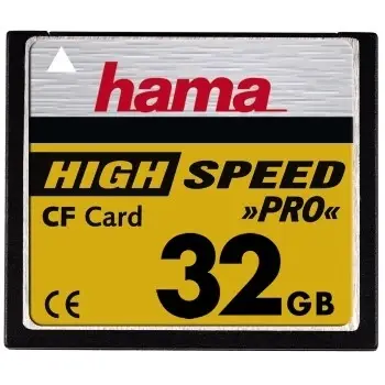 Hama HighSpeed Pro CompactFlash 32GB 200X 00090974 Hafıza Kartı