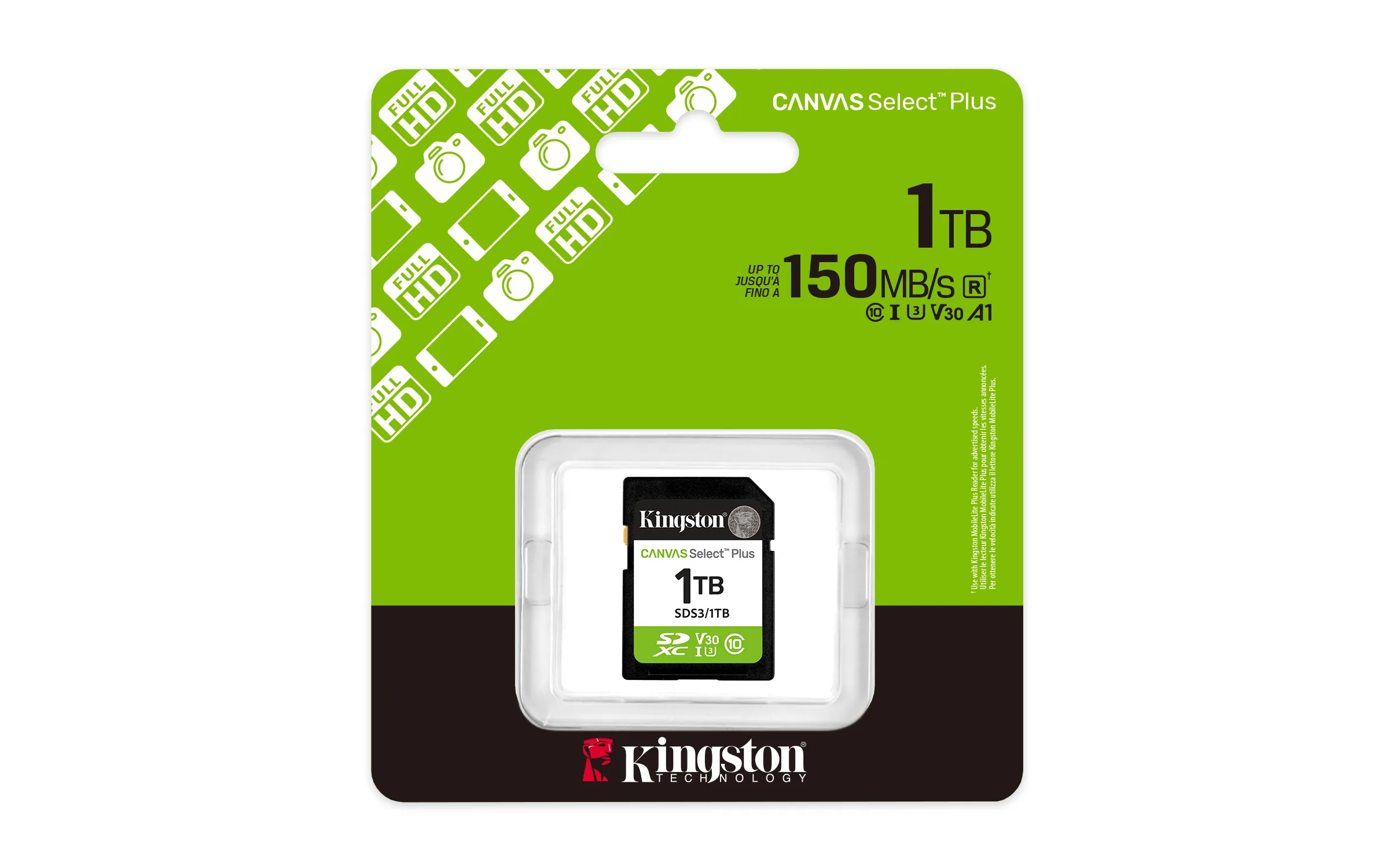 Kingston Technology Canvas Select Plus Gen3 SDS3/1TB Thumbnail 3