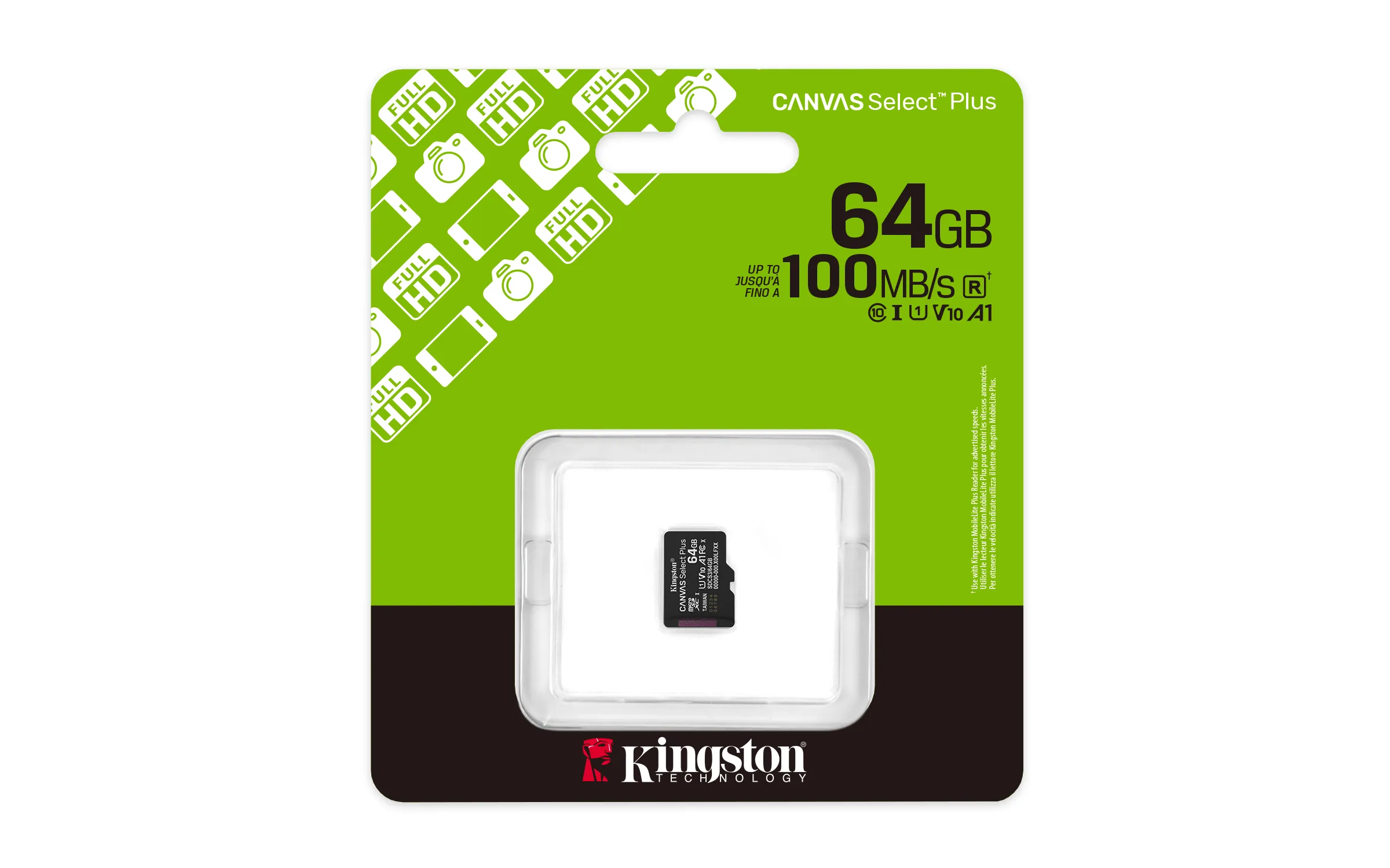 Kingston Technology Canvas Select Plus Gen3 SDCS3/64GBSP Thumbnail 2