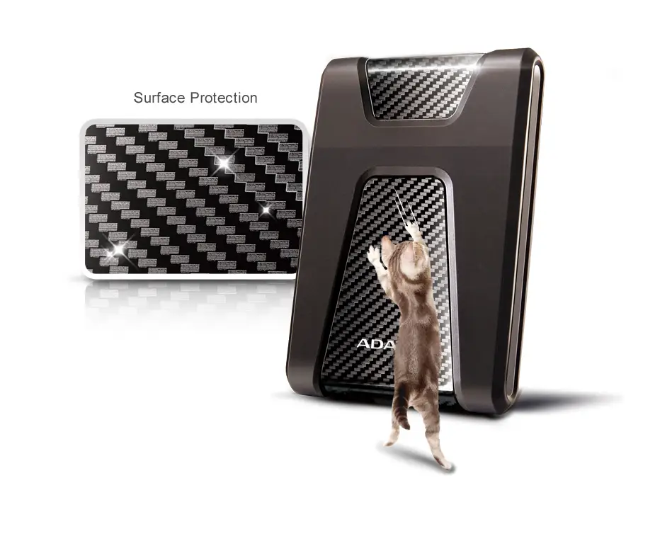ADATA HD 650 1 TB AHD650-1TU31-CBK 2.5" USB 3.2 Taşınabilir Harici Hard Disk Thumbnail 6